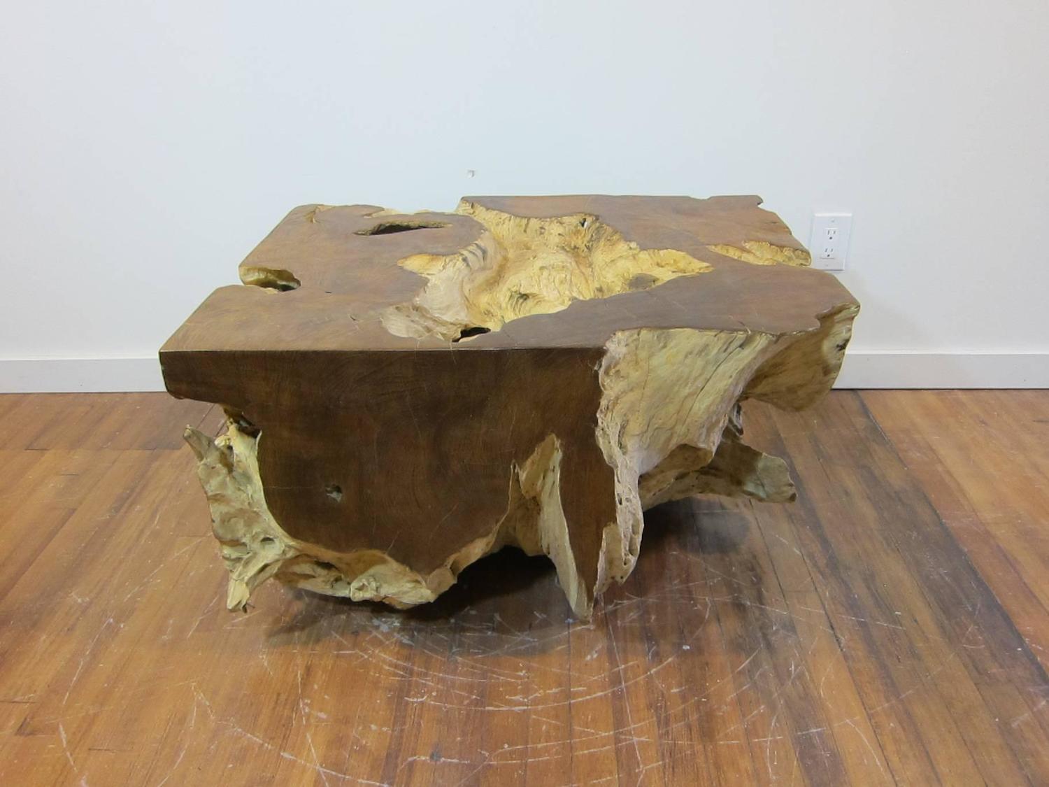 Natural Wood Table For Sale at 1stdibs