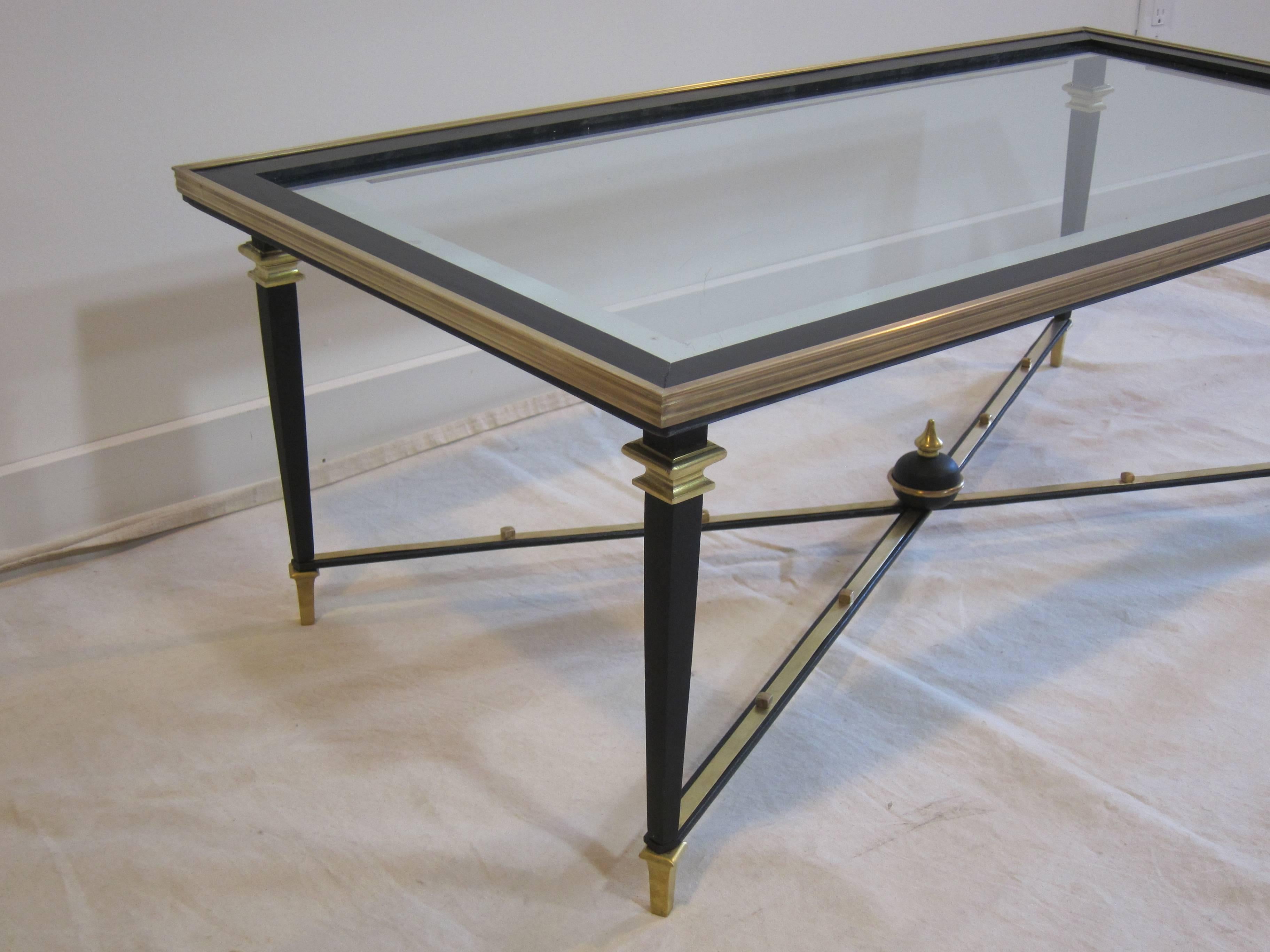 Mid-20th Century French Glass Cocktail Table
