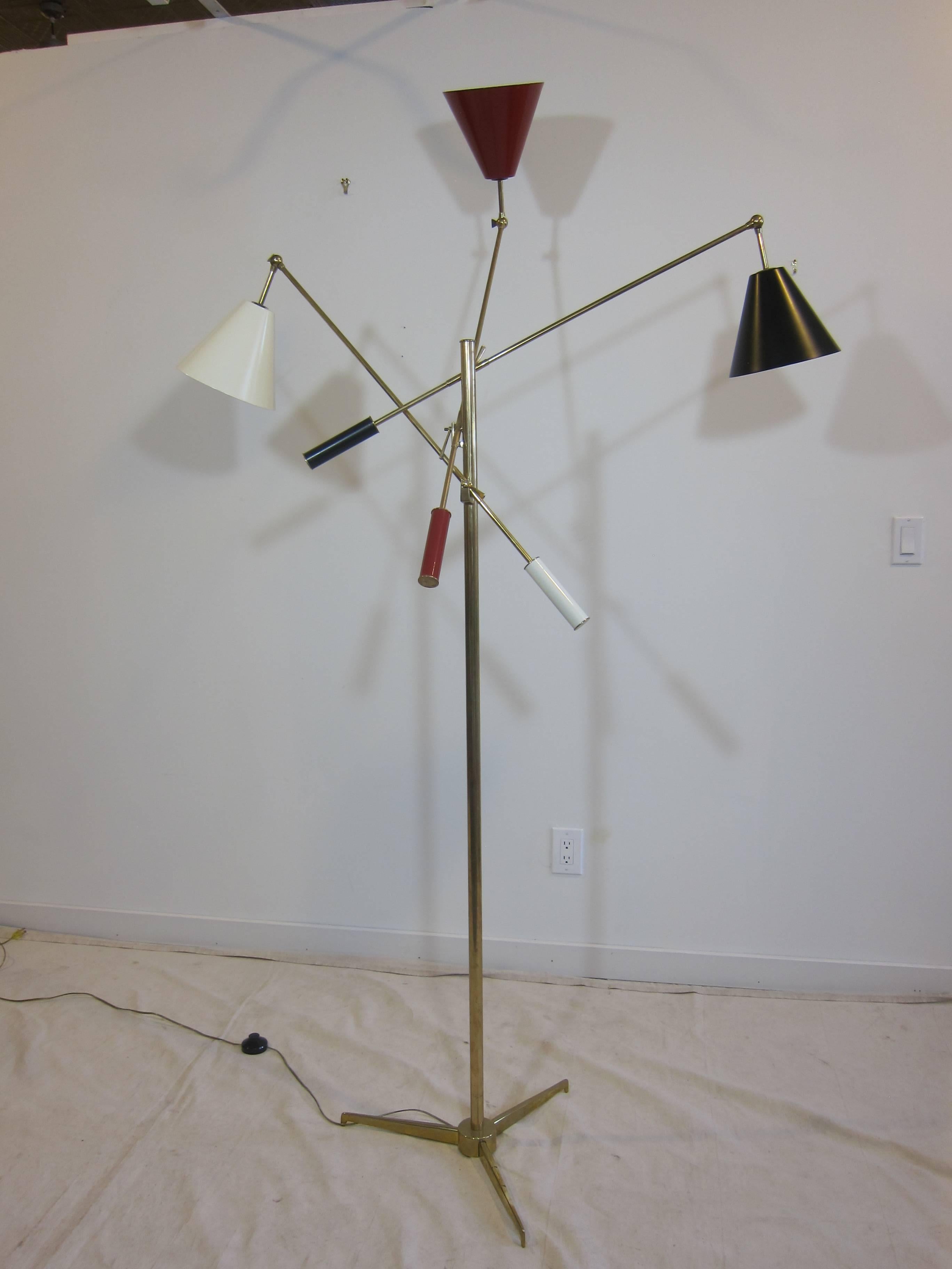 Italian Arredoluce Triennale Floor Lamp