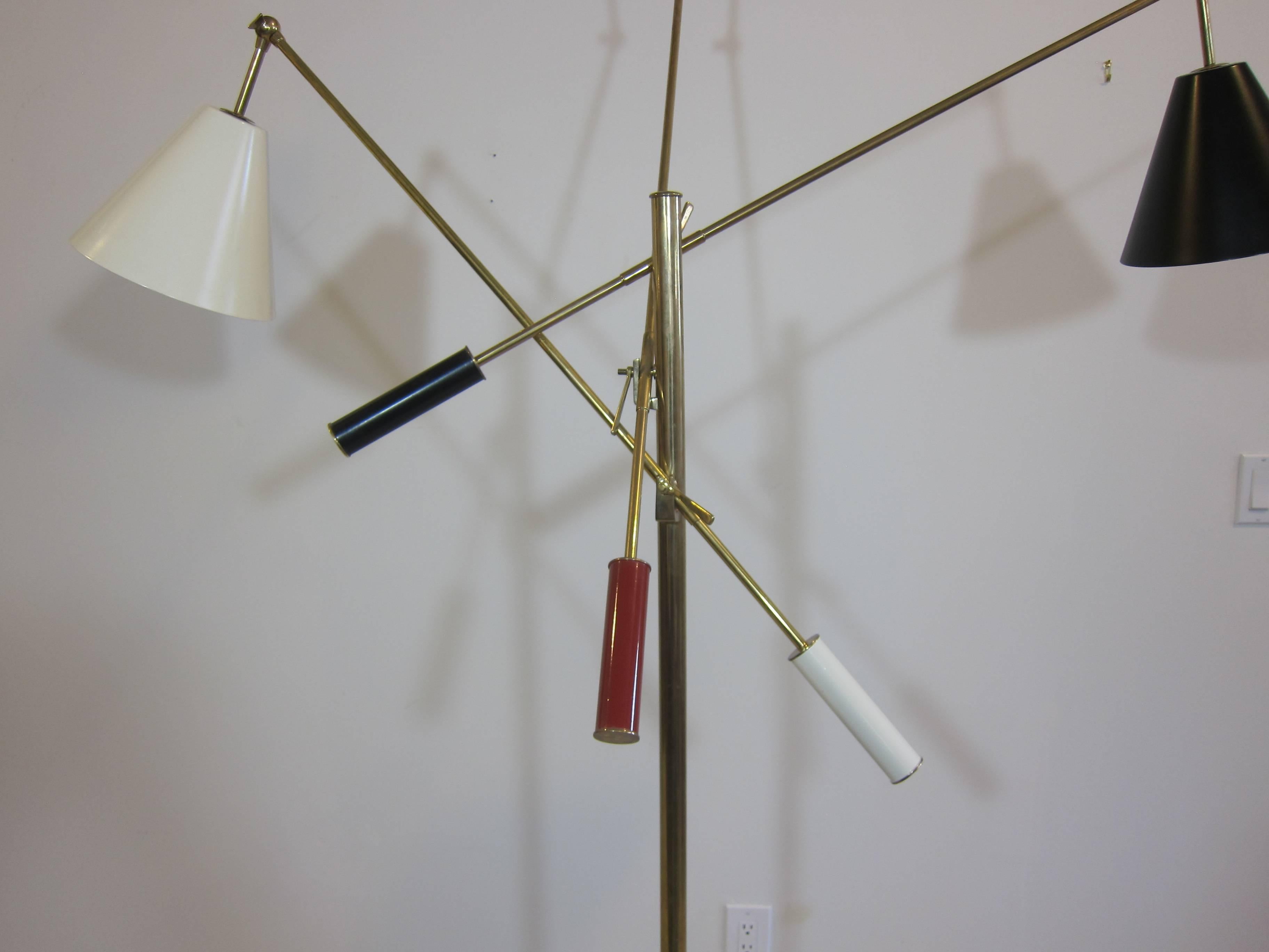 Arredoluce Triennale Floor Lamp In Excellent Condition In New York, NY