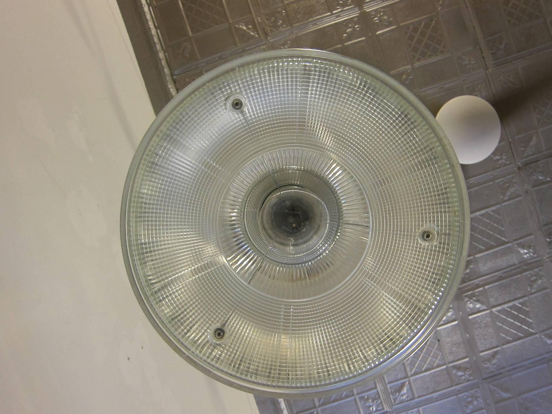 Holophane Pendant Lamp In Excellent Condition In New York, NY