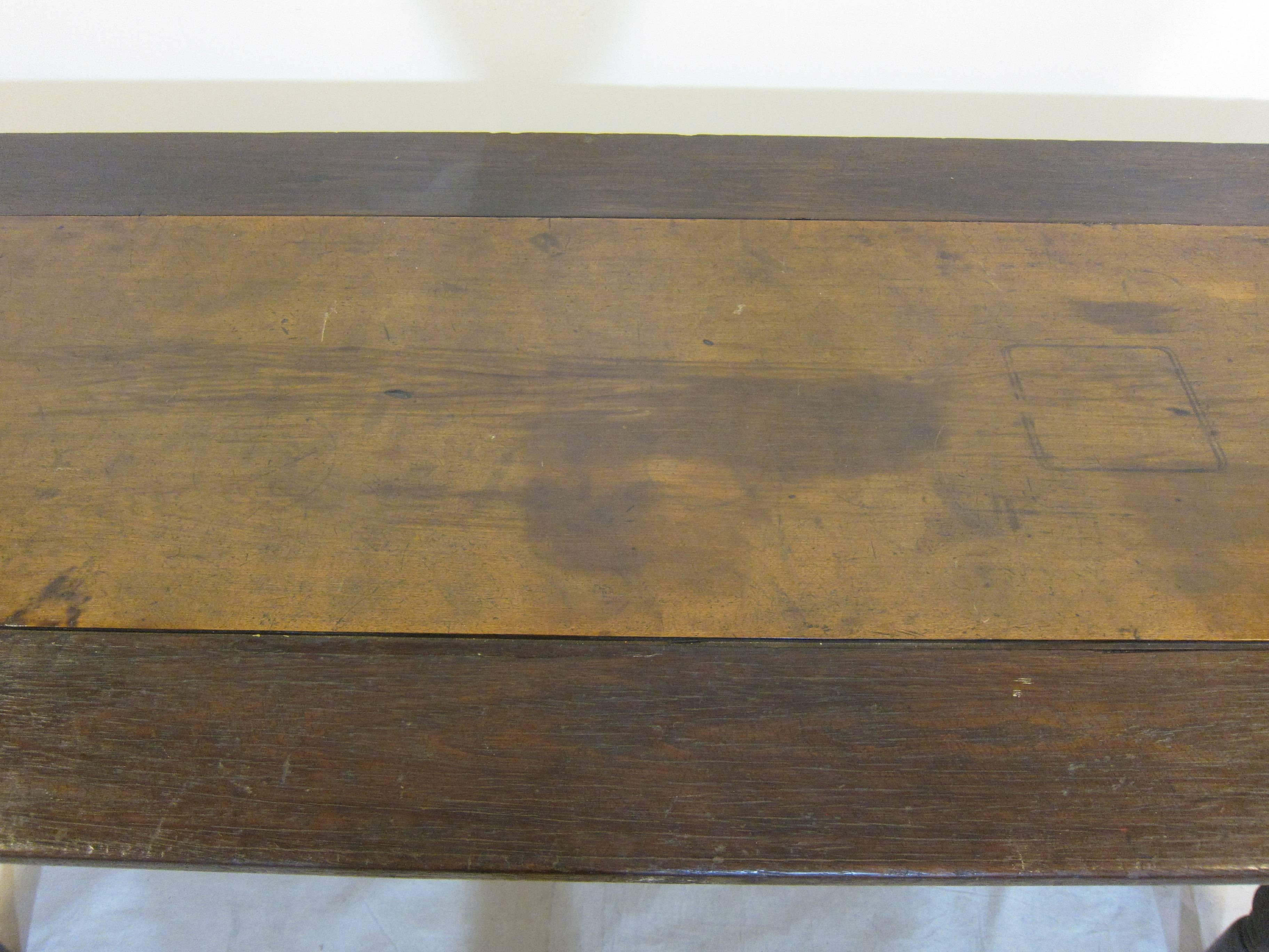 19th Century Refectory Table Molave and Narra Wood 2