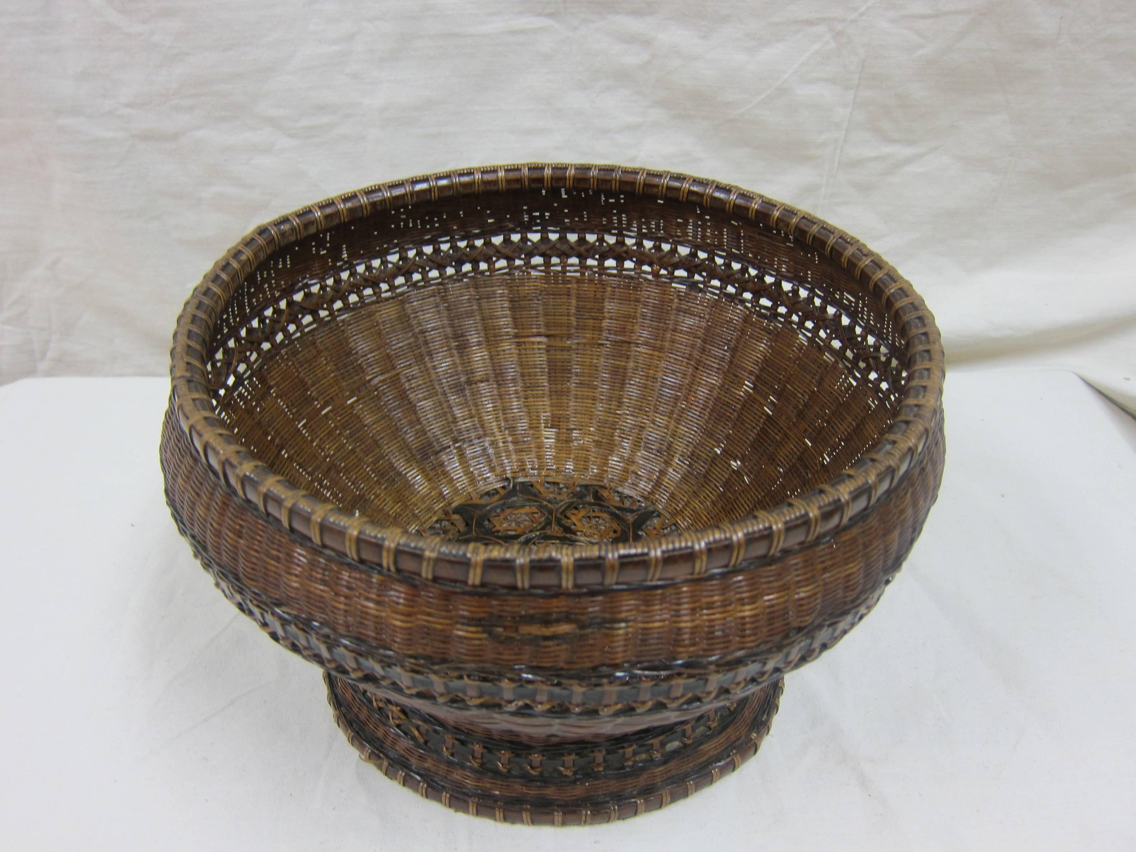 antique woven baskets