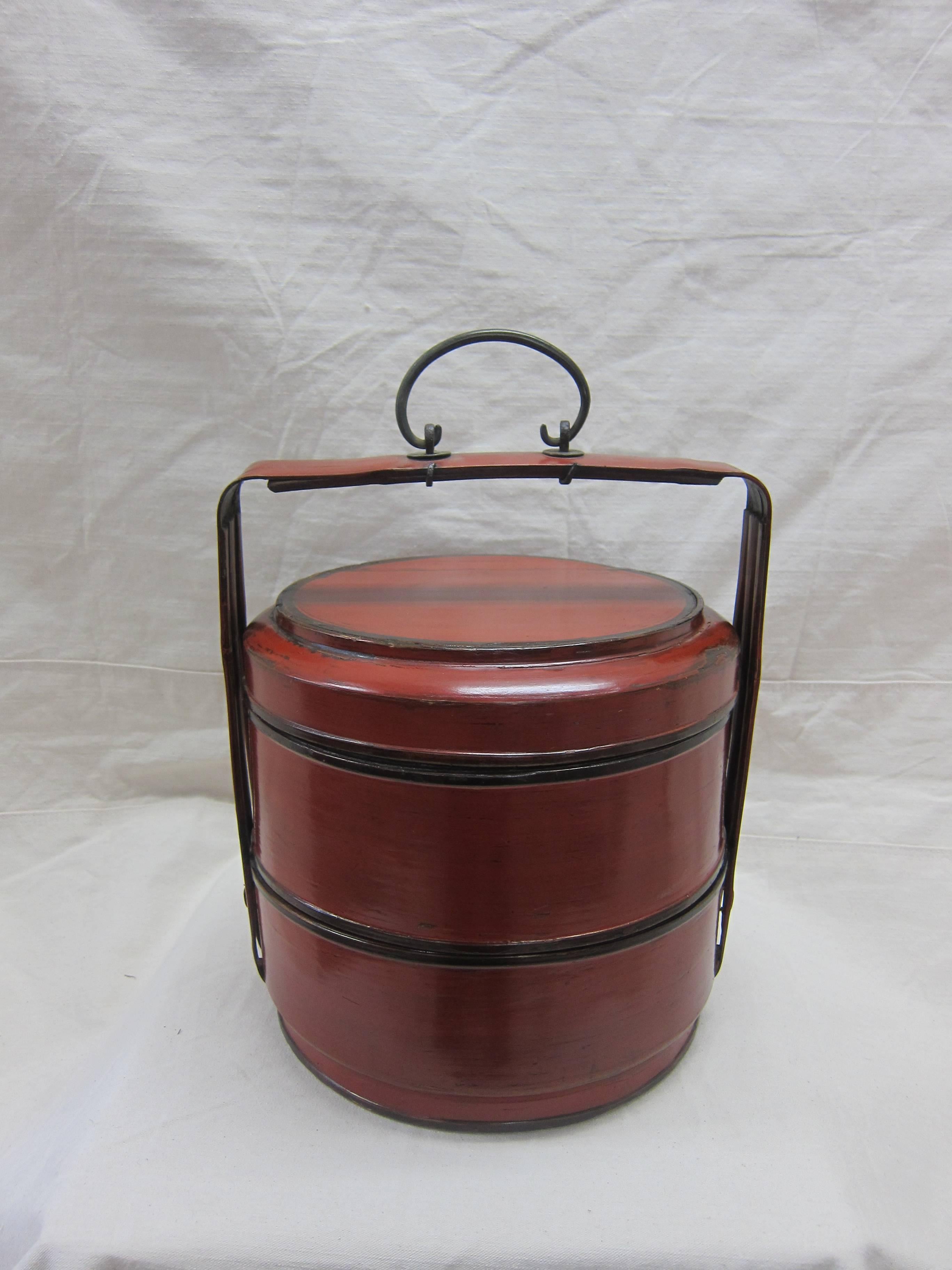 Chinese Antique Basket Box