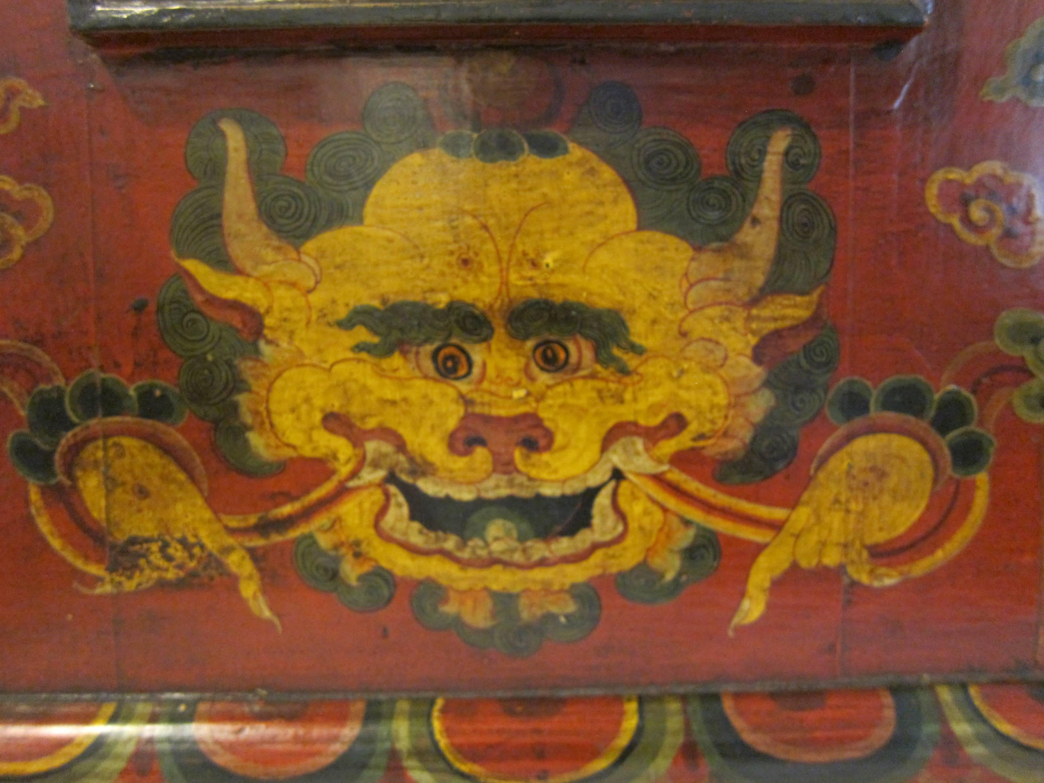 Tibetan Buddha Box In Good Condition In New York, NY
