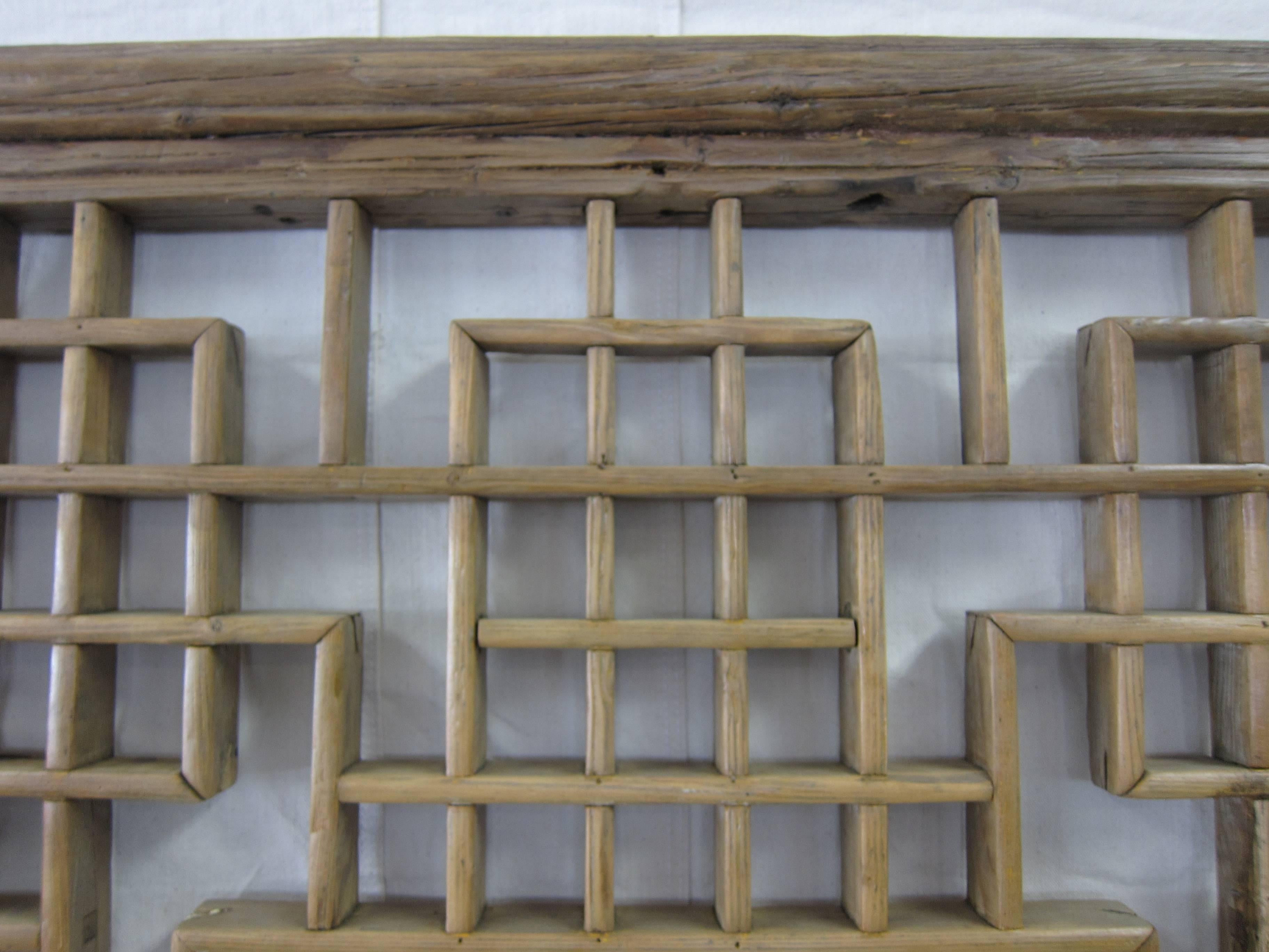 Hand-Crafted 19th Century Chinese Window Screen