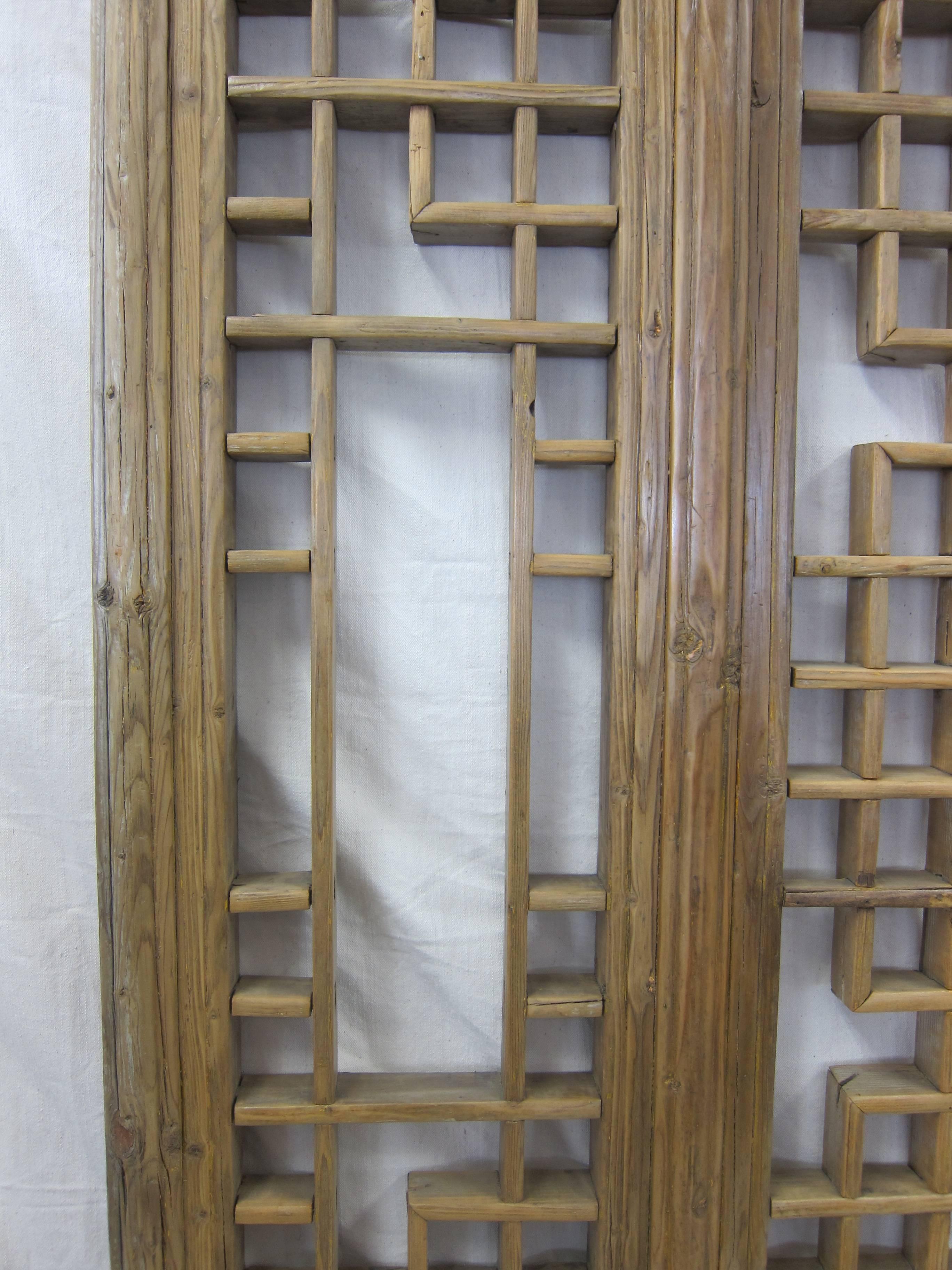 19th Century Chinese Window Screen 1