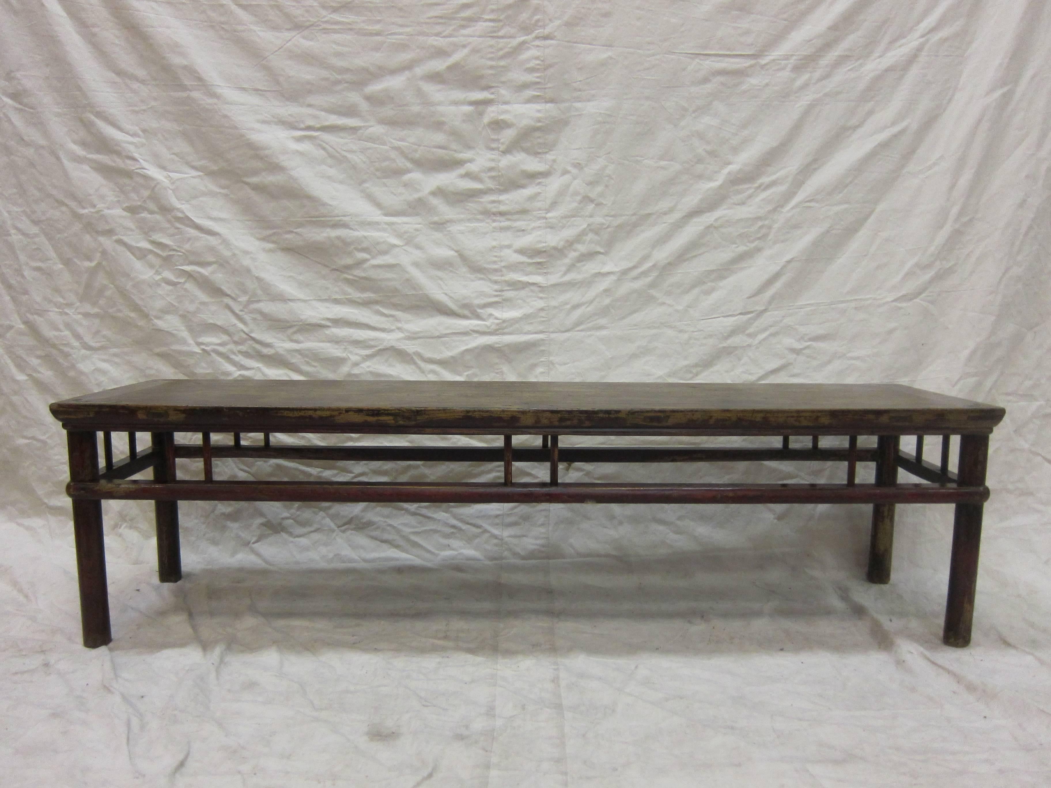 Elm 19th Century Day Bed Coffee Table For Sale