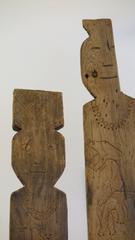 Burmese Tribal Markers Wooden Sculpture