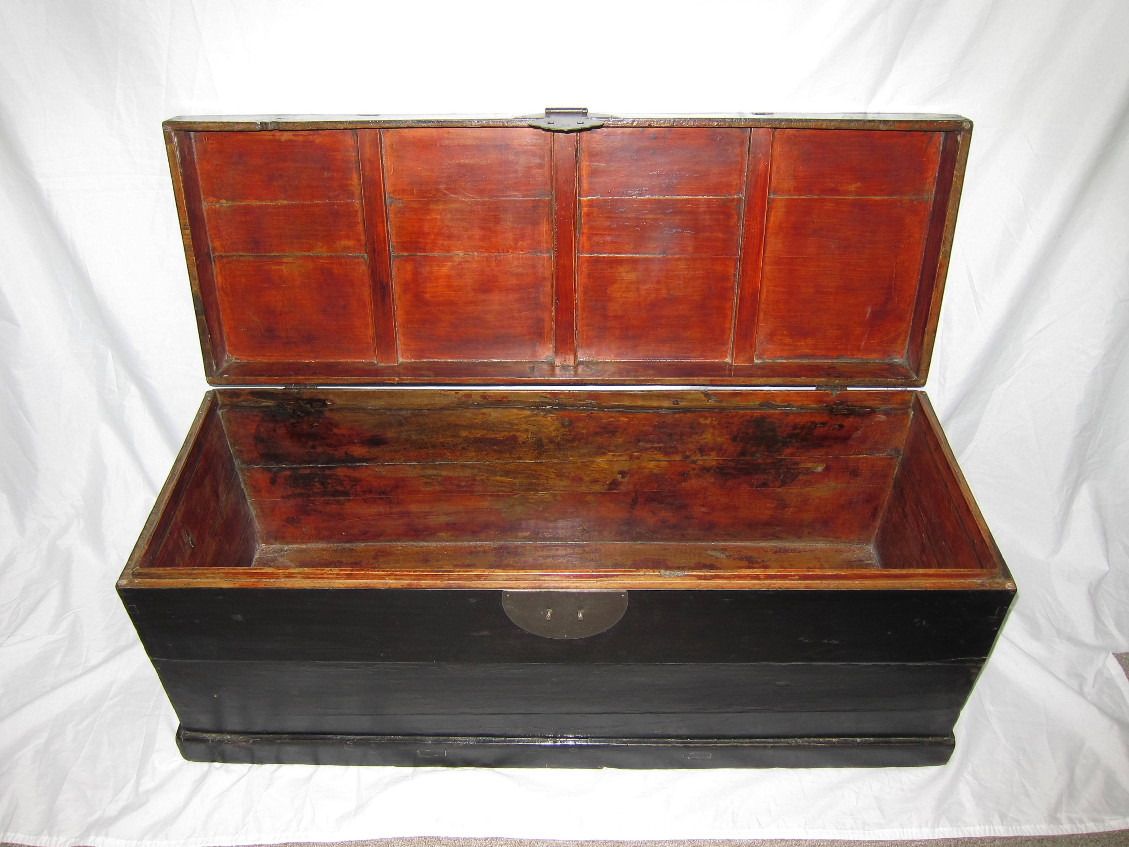 19th Century Blanket Chest In Good Condition In New York, NY
