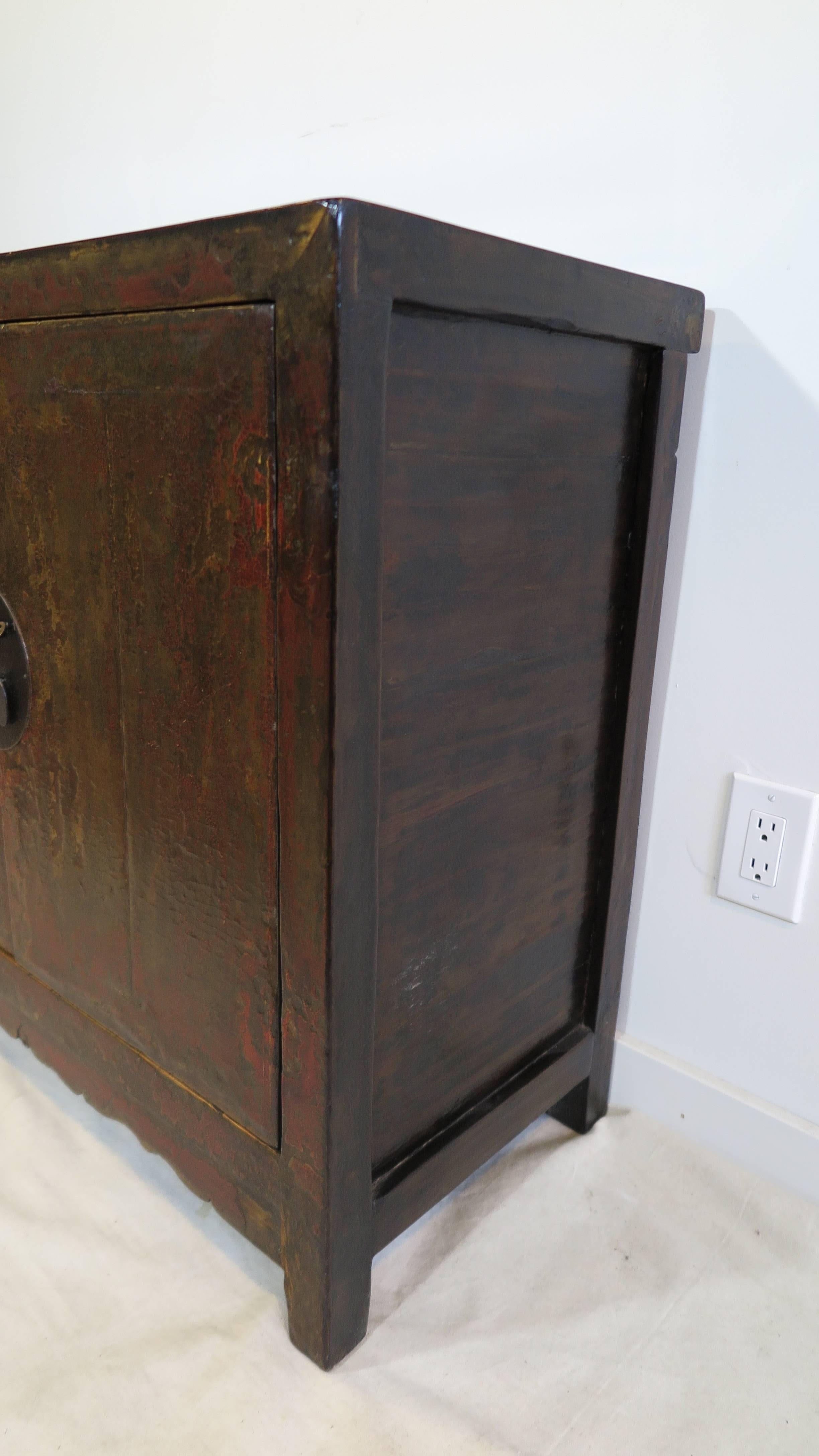 19th Century Chinese Rustic Cabinet For Sale 1