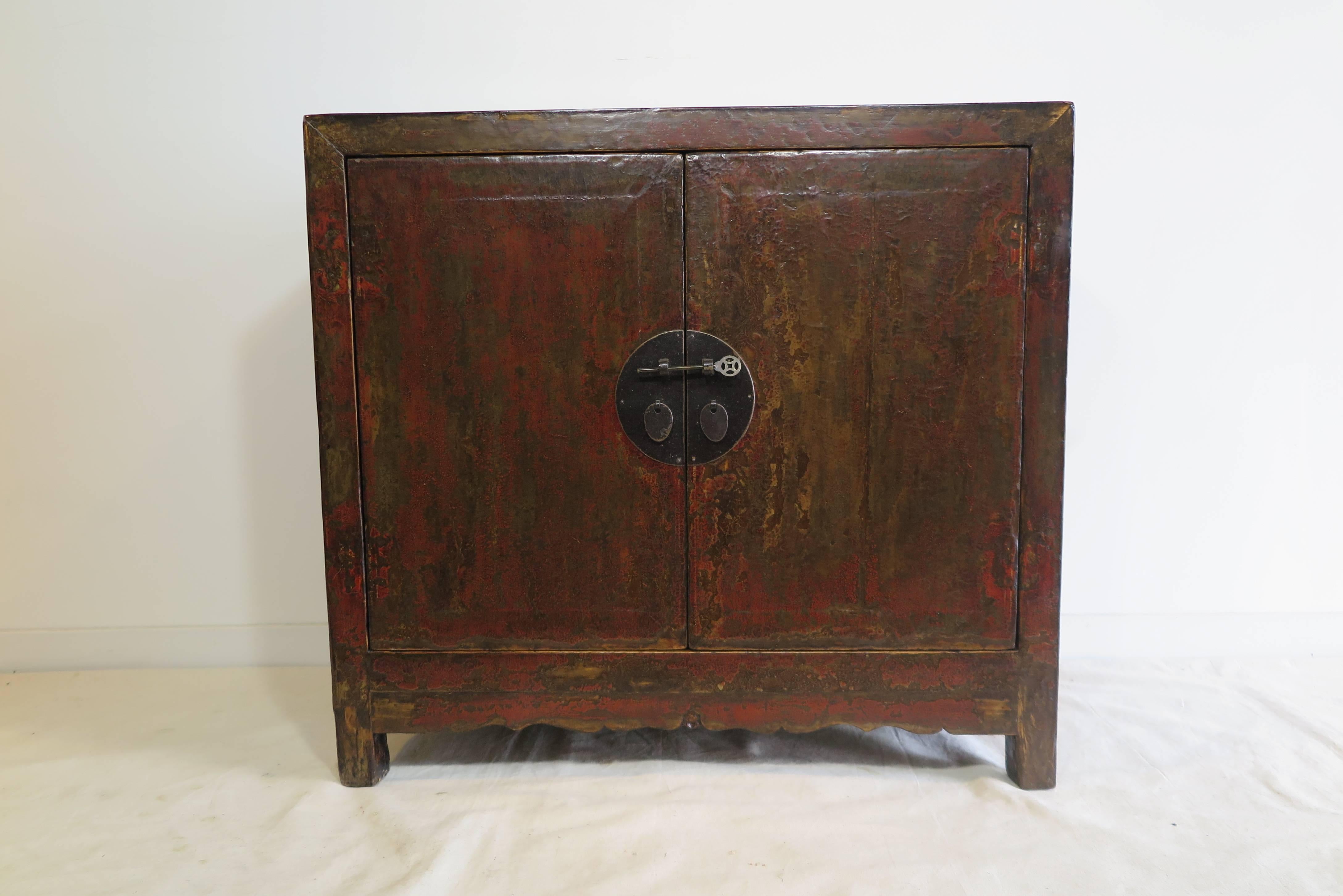 19th Century Chinese Rustic Cabinet For Sale 2
