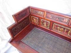 19th Century Carved Bench