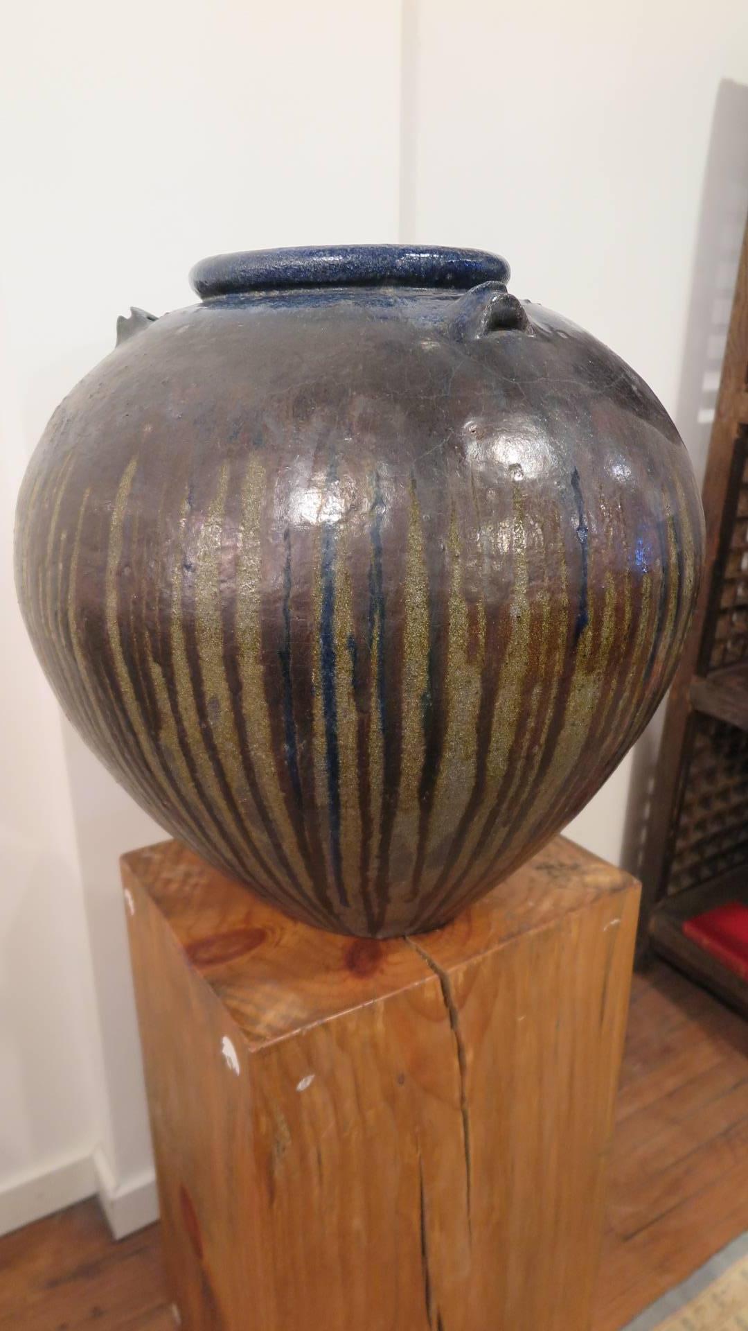Burmese Stoneware Water Jar 2
