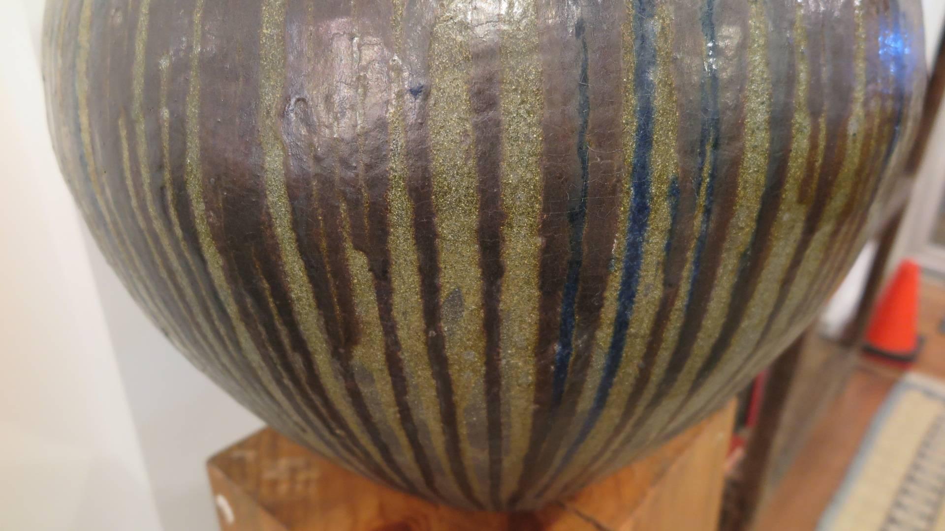 Thai Burmese Stoneware Water Jar