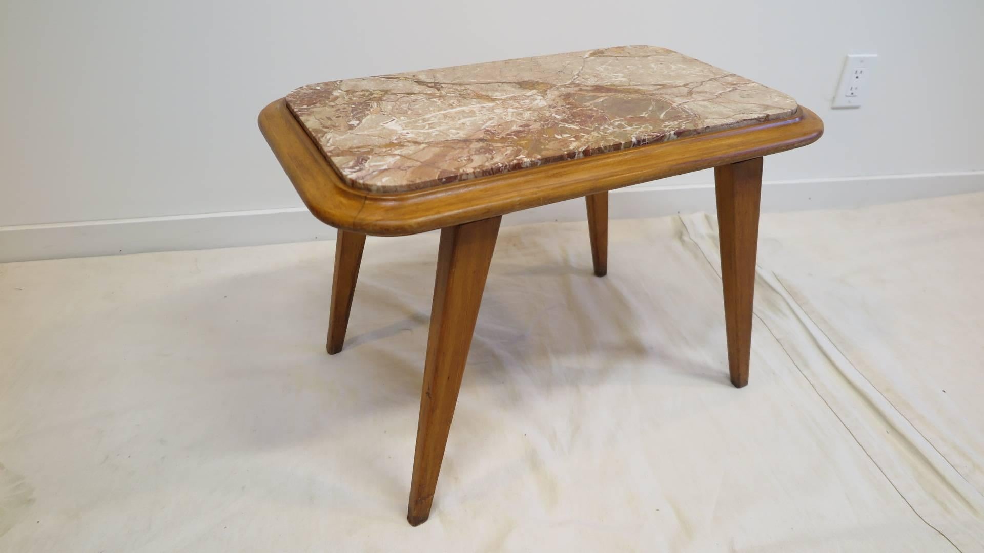 Italian Midcentury Marble Top Table 3