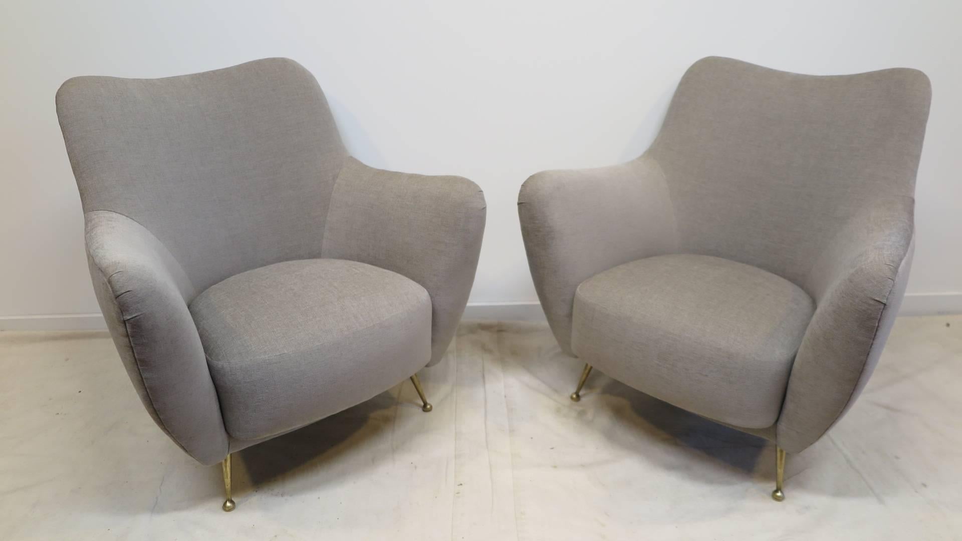 Giulia Veronesi Italian Lounge Chairs 1