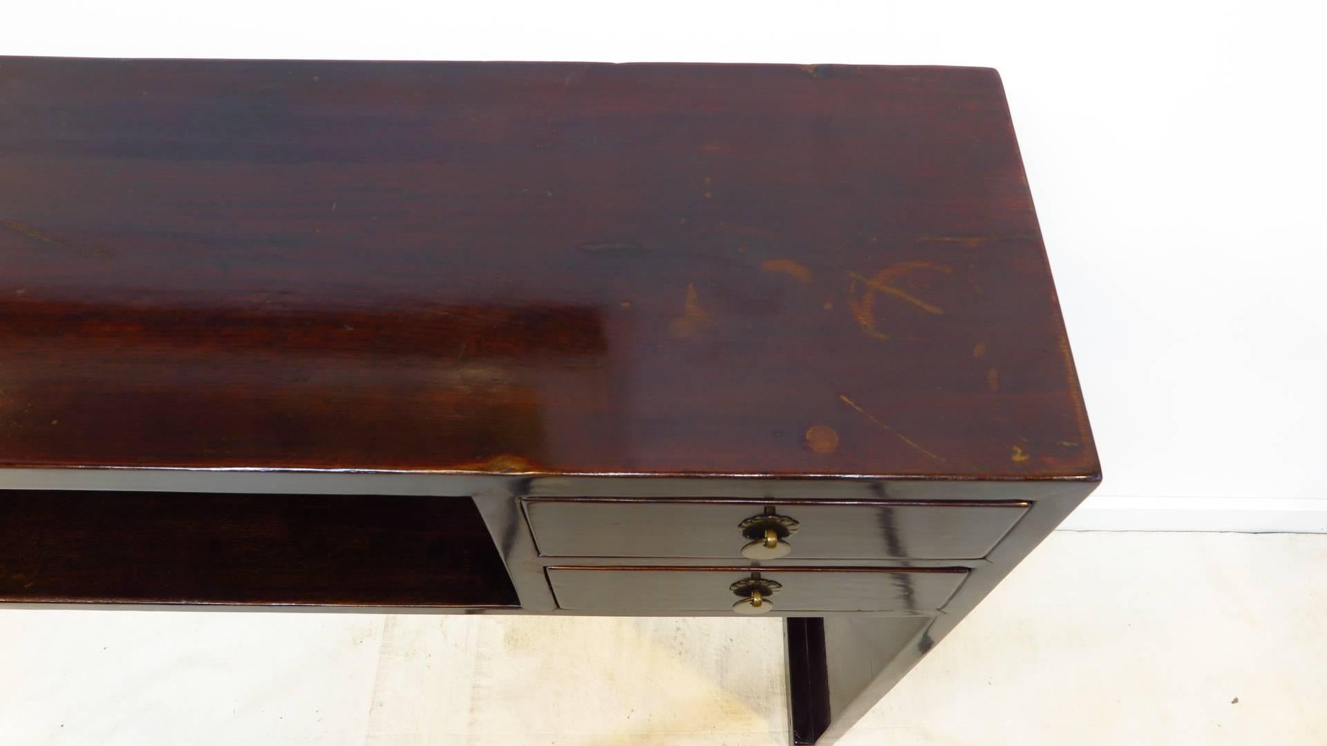 19th Century Compartment Console Table In Good Condition In New York, NY