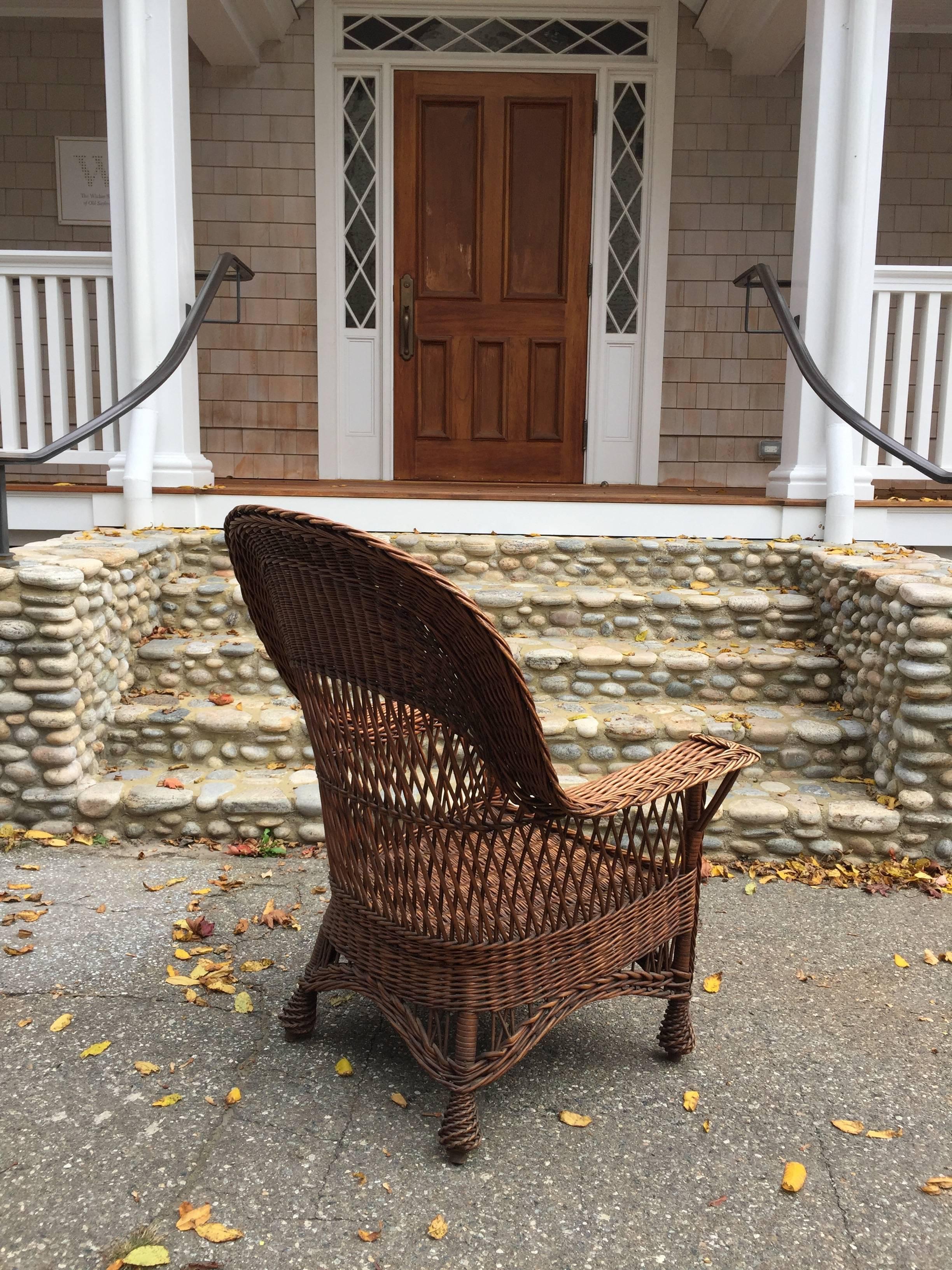 wicker seat