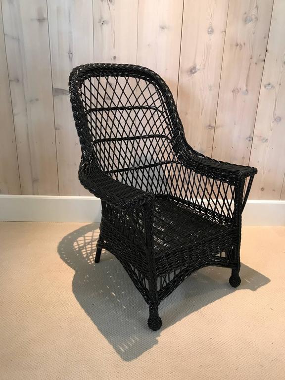 Antique Wicker Chairs By Paine Furniture Im Angebot Bei 1stdibs