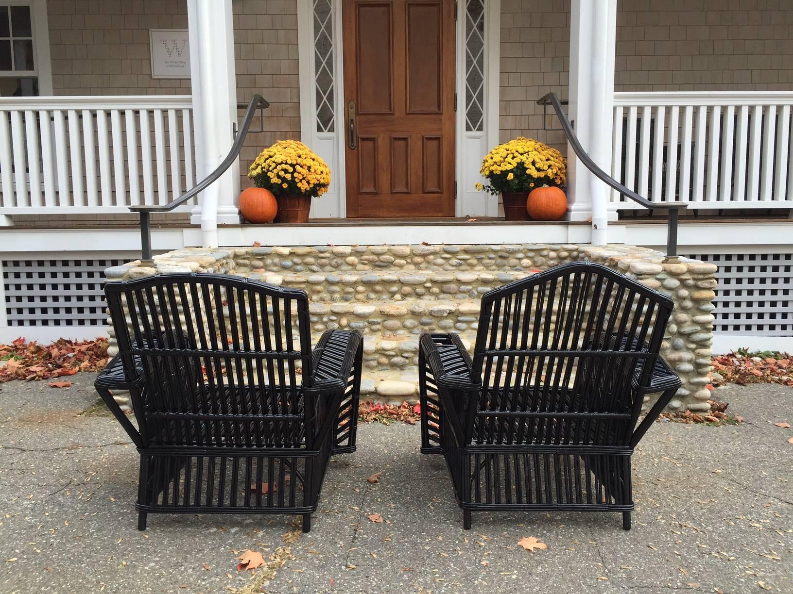 Mid-20th Century Antique Stick Rattan Set