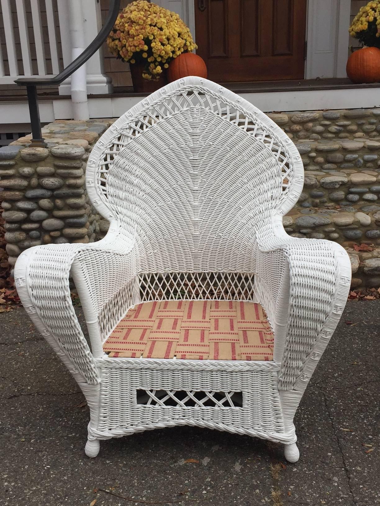 Antique Wicker Parlor Set 3