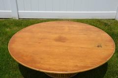Mid-Century Rattan Coffee Table