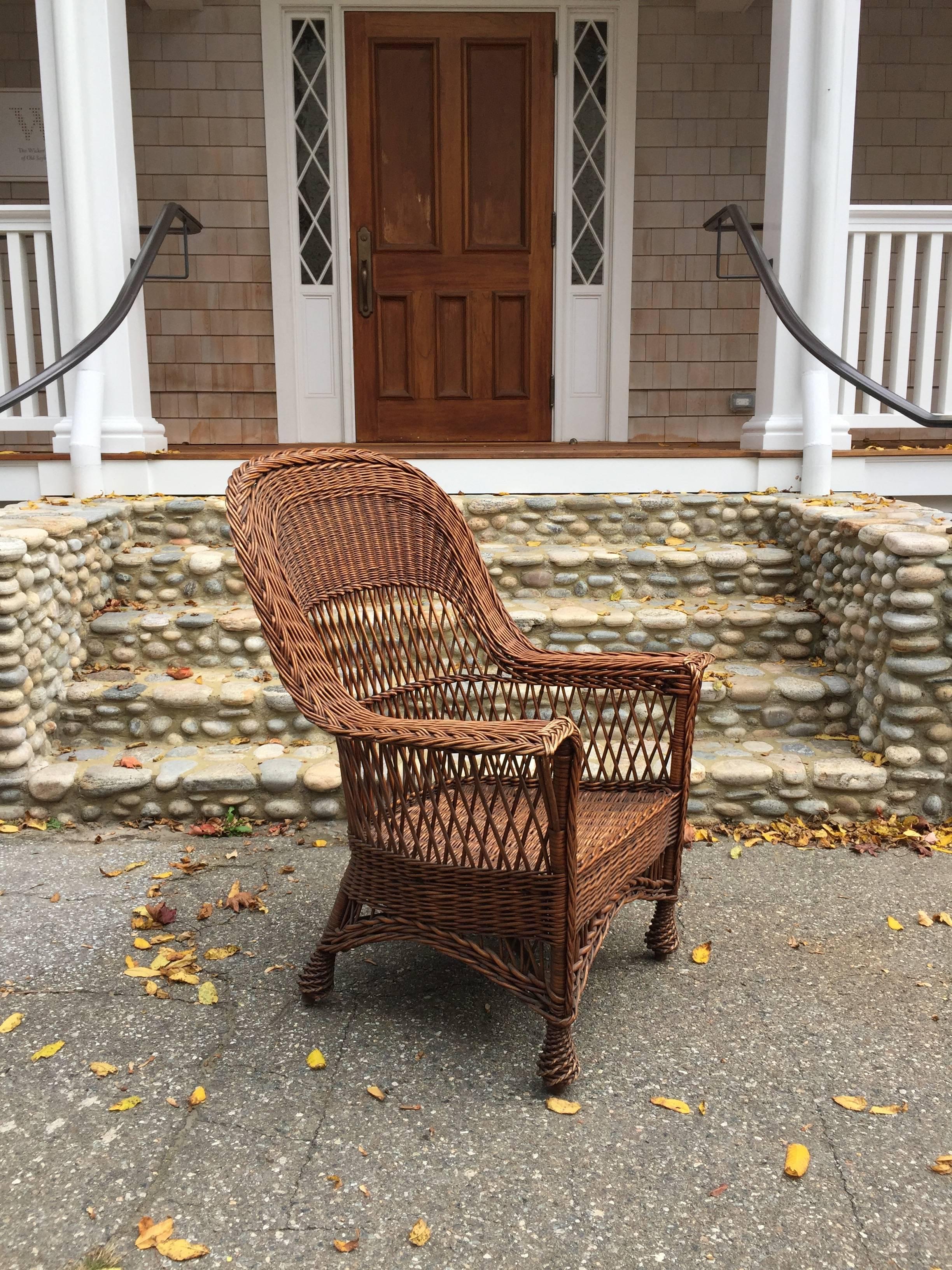 antique wicker chairs