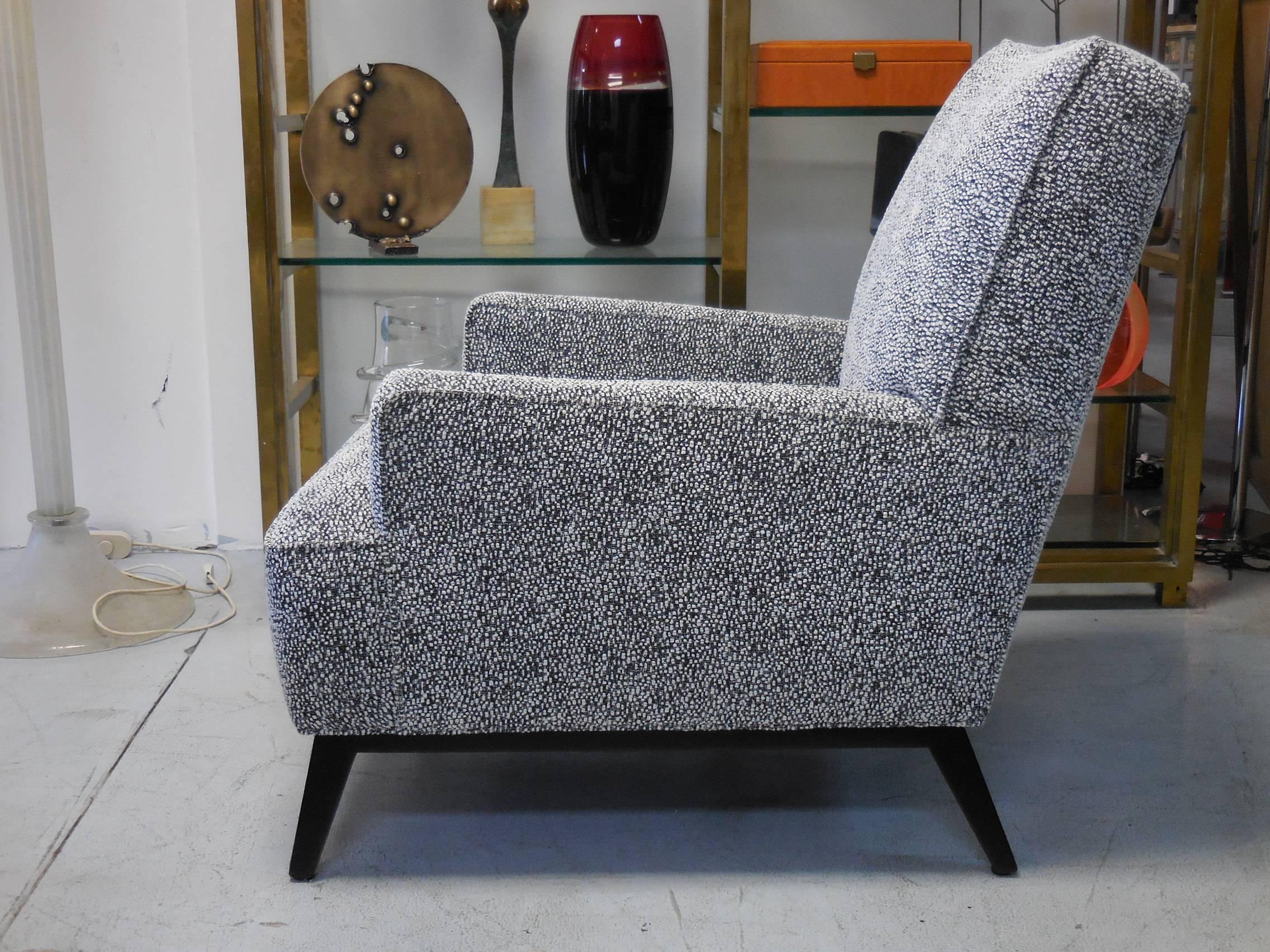 Mid-20th Century Mid-Century Chair and Ottoman by Paul McCobb