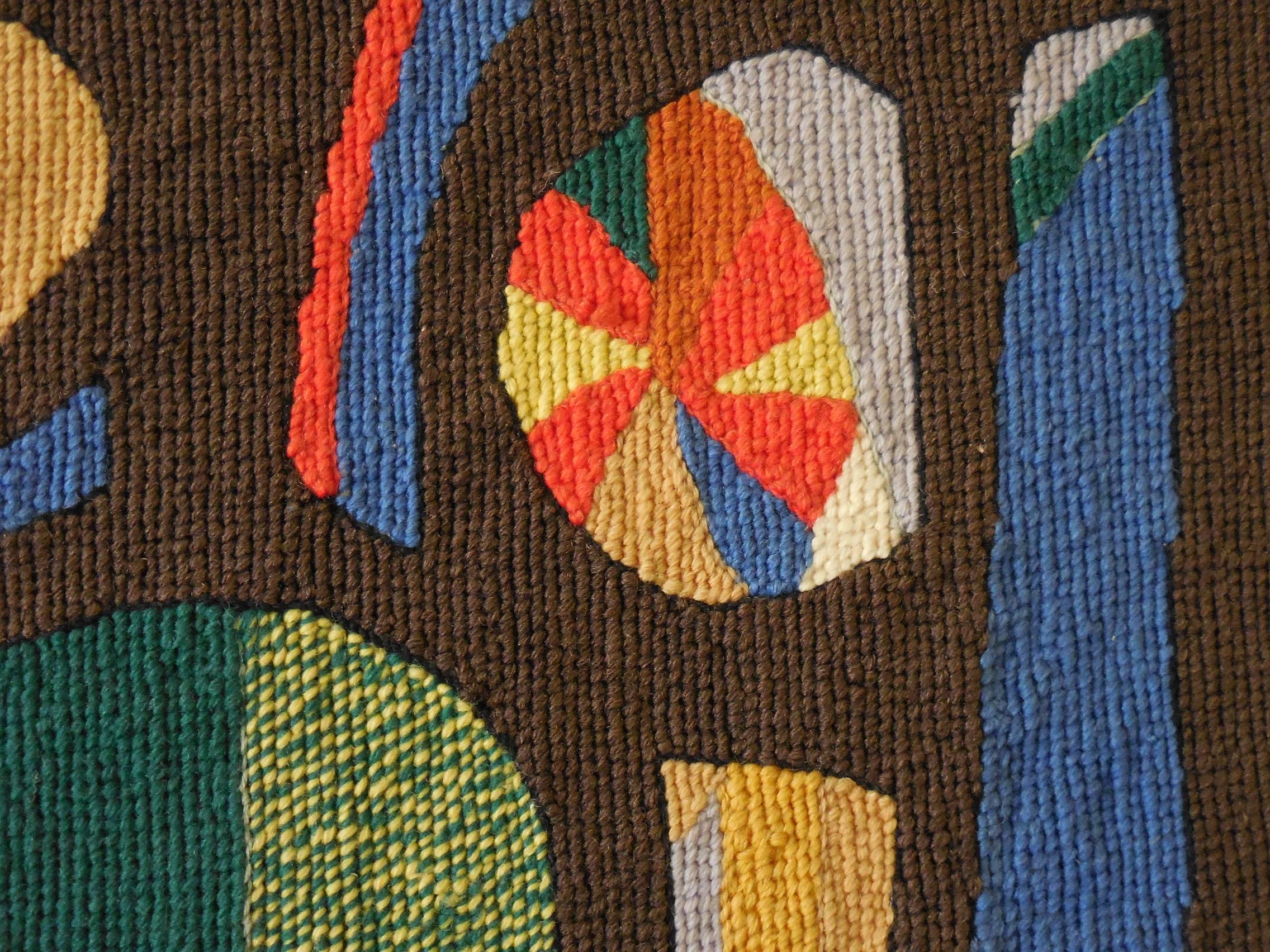 Mid-20th Century Large Modern Tapestry by Genaro de Carvalho