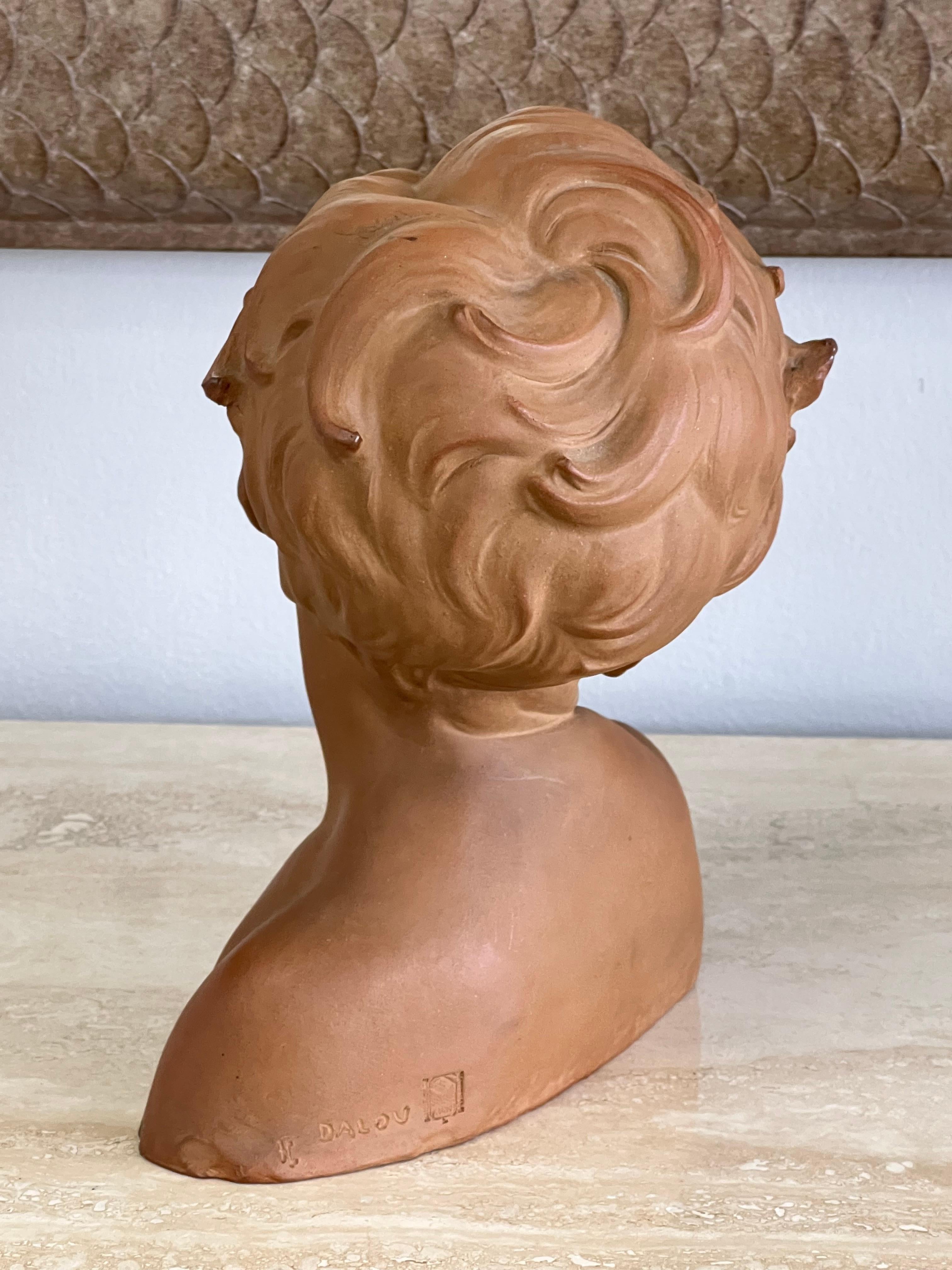Busto di Aime Jules Dalou, scultura in bisquit di Sèvres in vendita 2