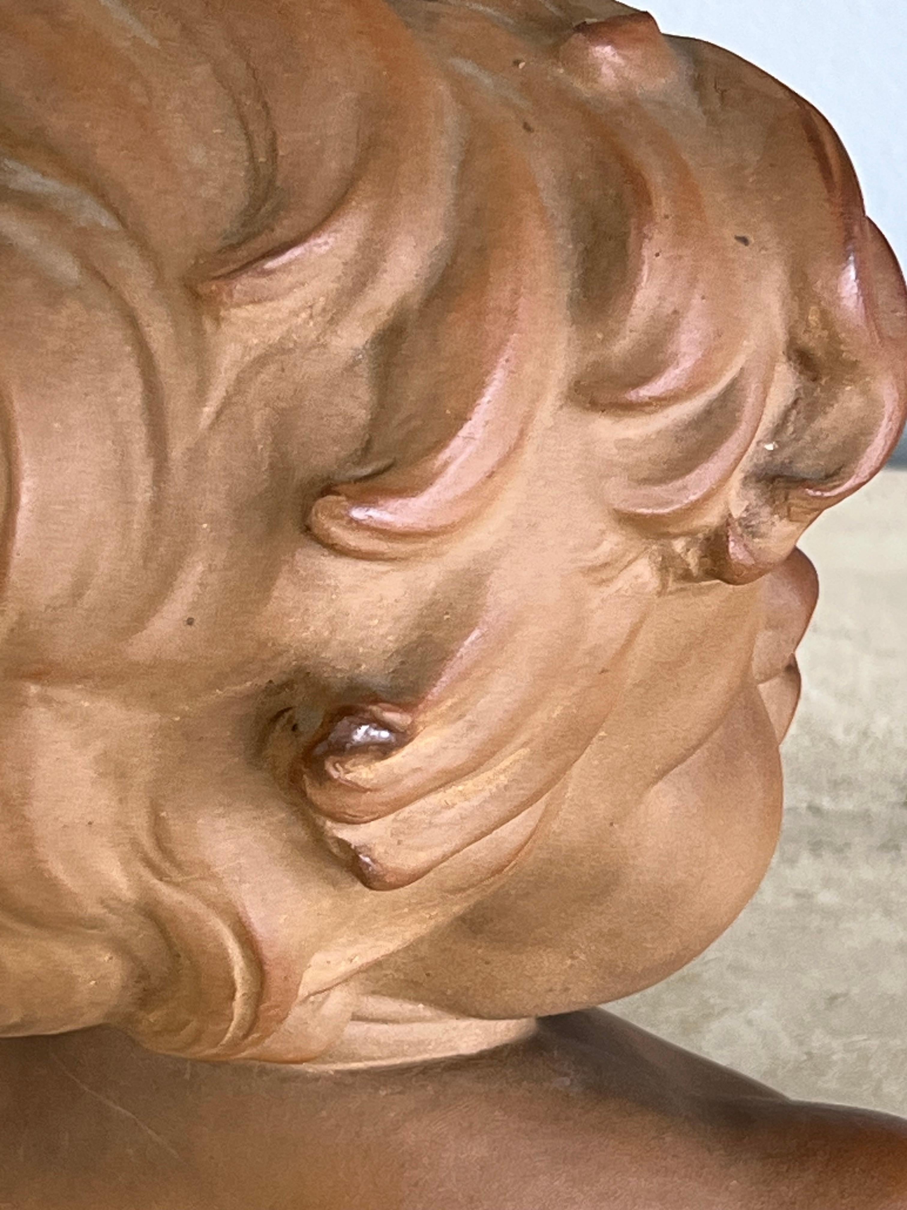 Busto di Aime Jules Dalou, scultura in bisquit di Sèvres in vendita 5