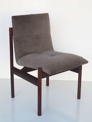 Quattro sedie da pranzo in palissandro di Celina Moveis, Brasile, anni '60