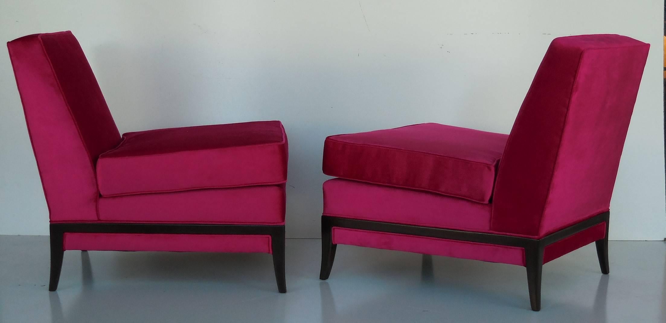 American Pair of Midcentury Tommi Parzinger Lounge Chairs