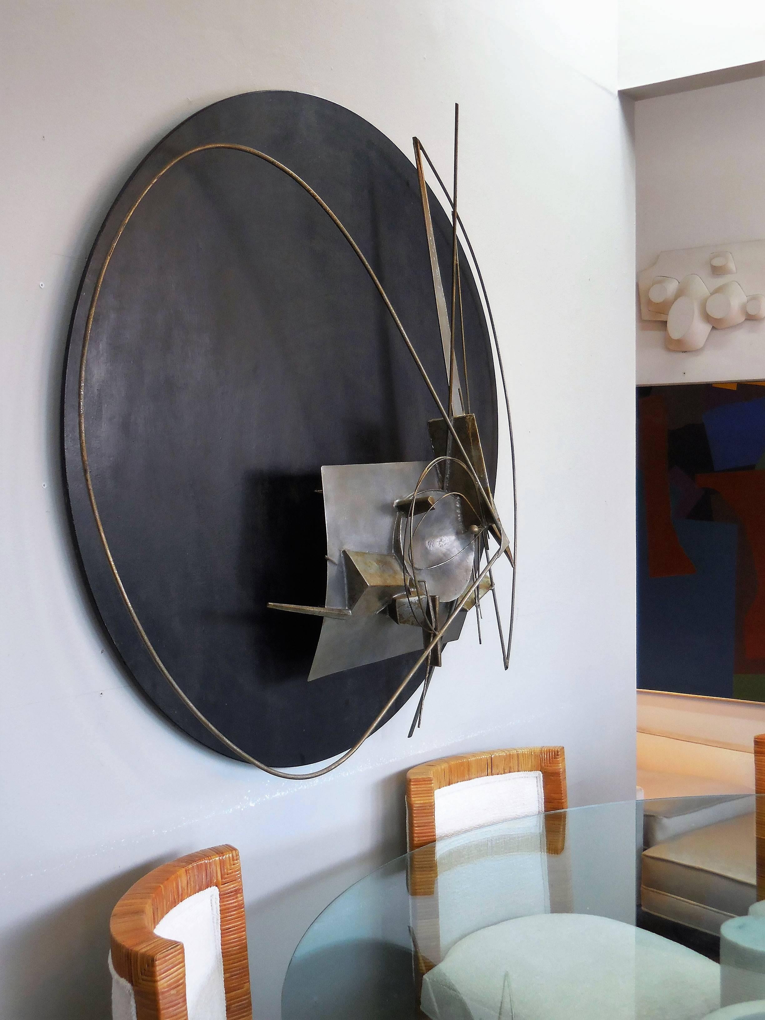 Mid-20th Century Impressive French Mid-Century Wall Sculpture by Jean Gubellini, 1960s