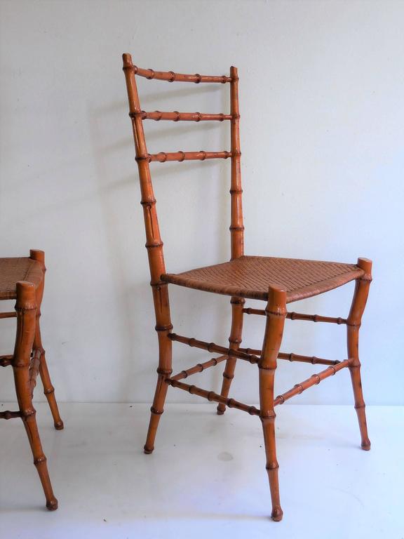 Faux Bamboo Chairs For Sale at 1stDibs