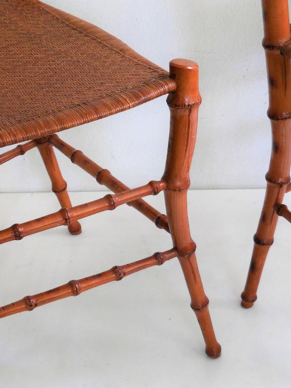 Faux Bamboo Chairs For Sale at 1stDibs