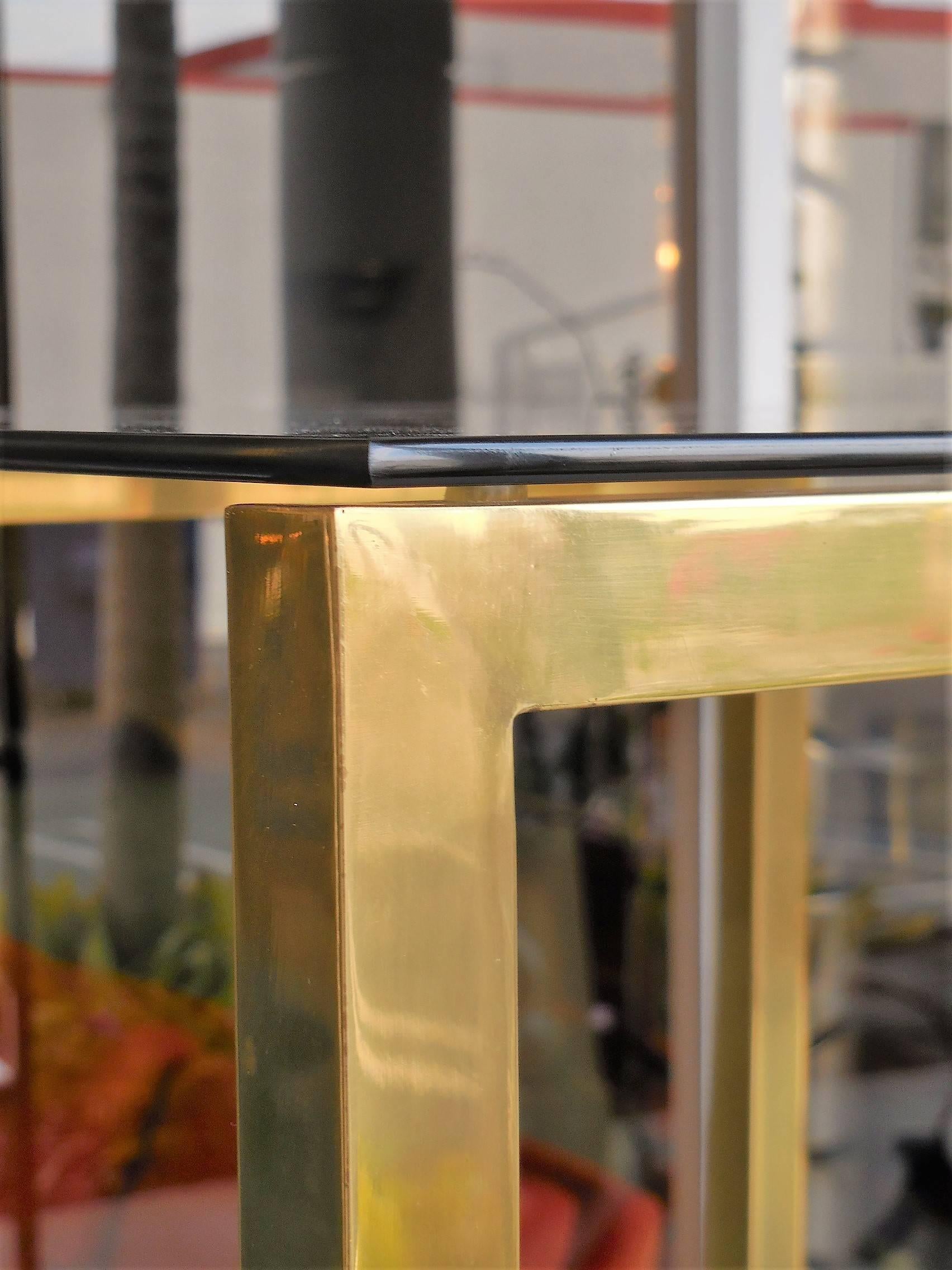 Brass Italian Etagere Room Divider by Romeo Rega, 1970s 2