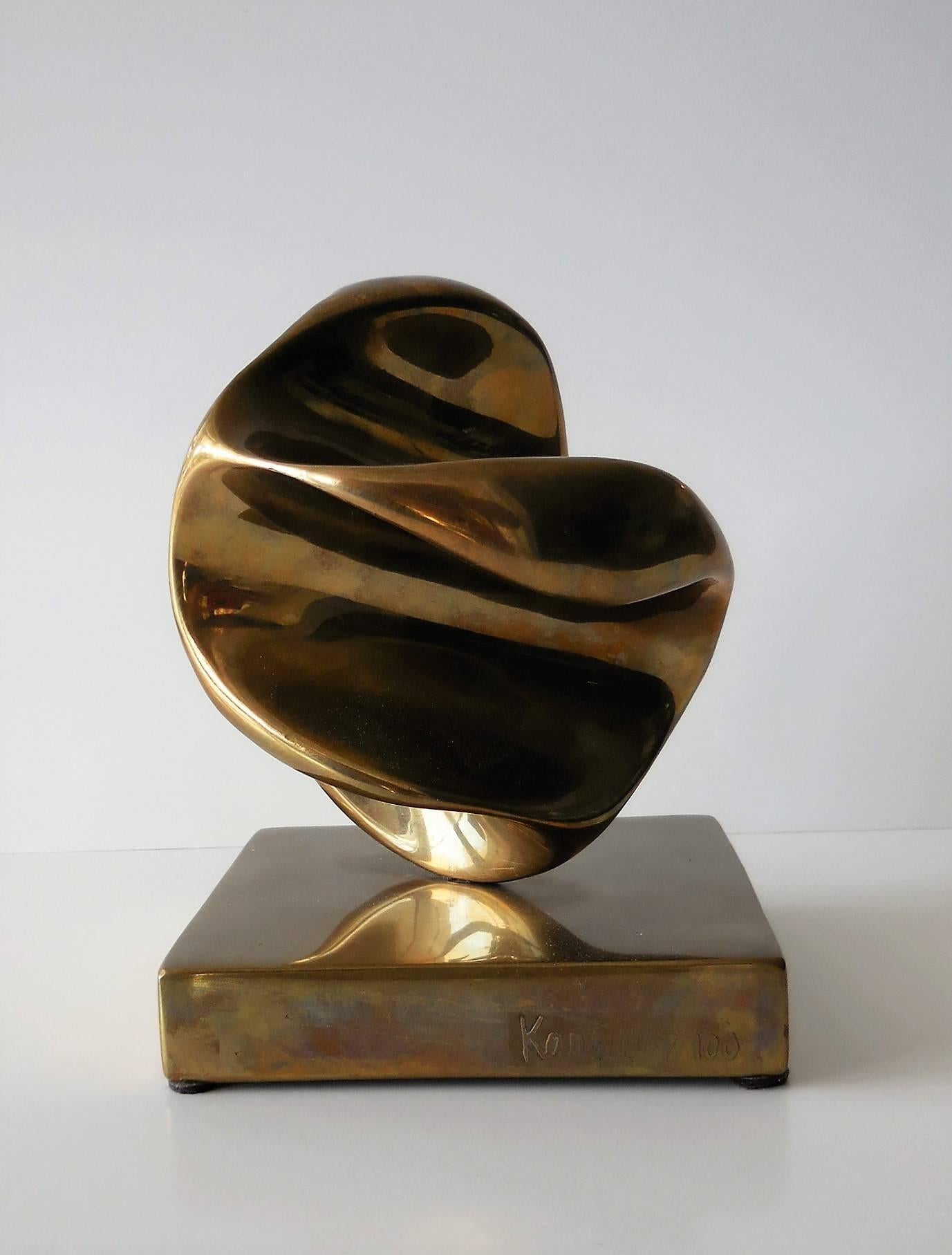 Modern Bronze Sculpture by Eli Karpel In Excellent Condition In Miami, FL