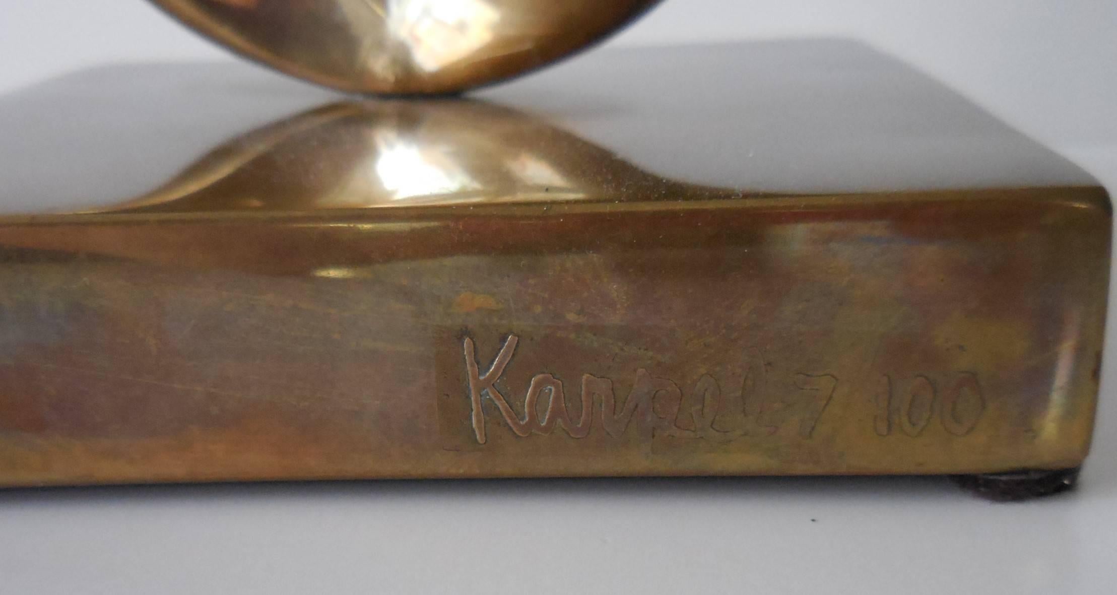 Modern Bronze Sculpture by Eli Karpel 4