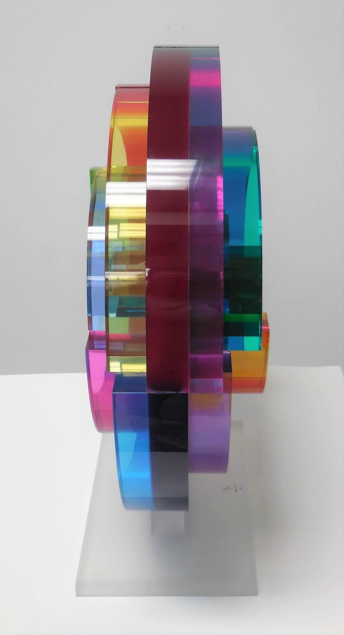 Scultura monumentale in lucite di Norman Mercer In condizioni ottime in vendita a Miami, FL