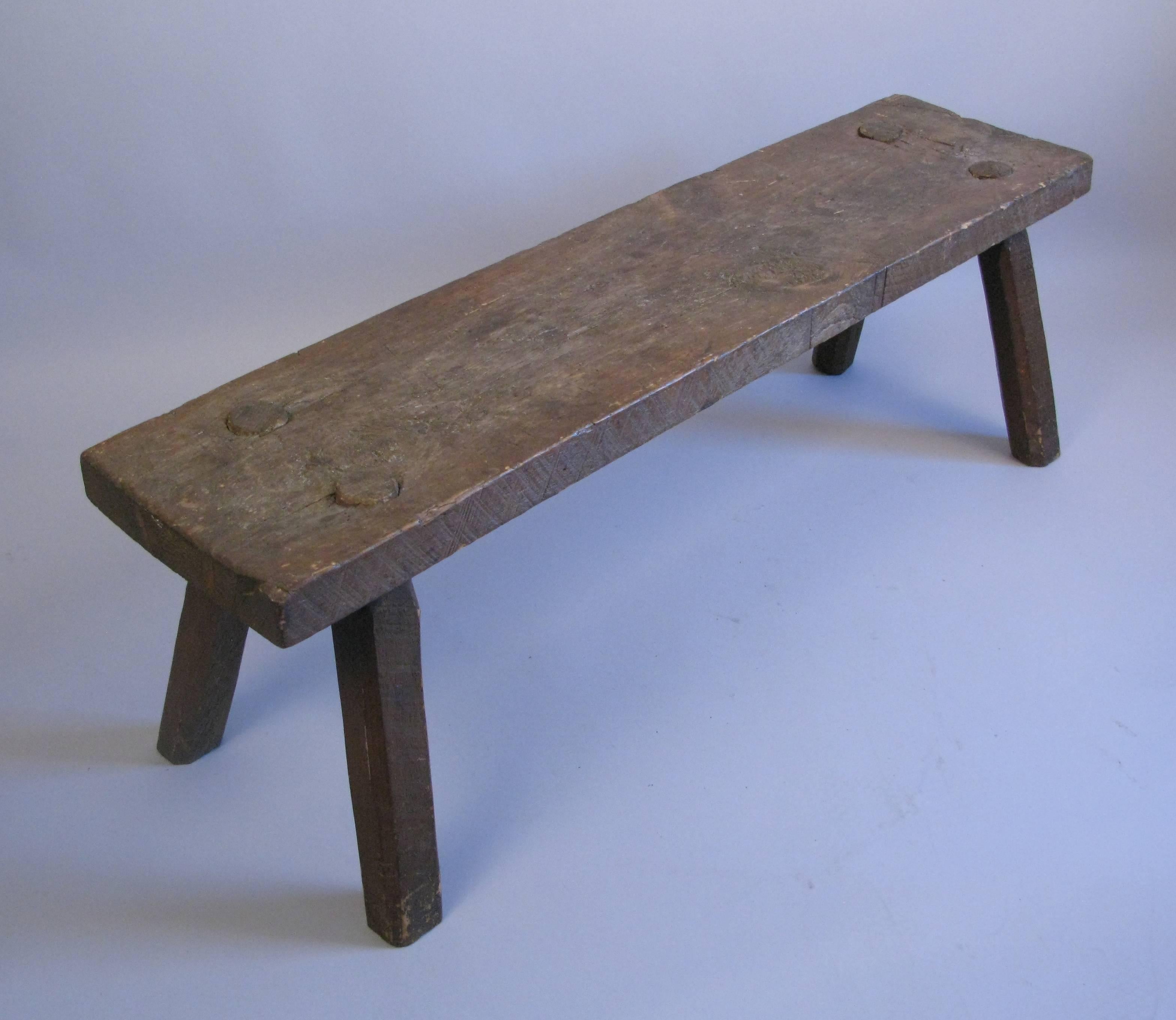 American Late 19th Century Country Bench
