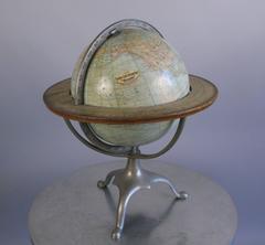 Terrestrial Globe Made in Seneca Falls, NY, circa 1900
