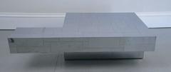 1970s Cantilever Cityscape Coffee Table by Paul Evans