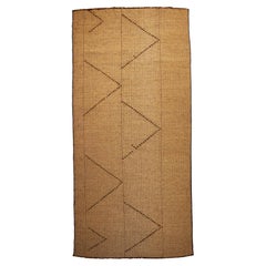 Stuoia Tuareg Mauritania, Anni ’60, fatta a mano con giunco e pelle  445×200 cm