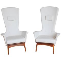 Sculptural High Back Lounge Chair by Adrian Pearsall 12