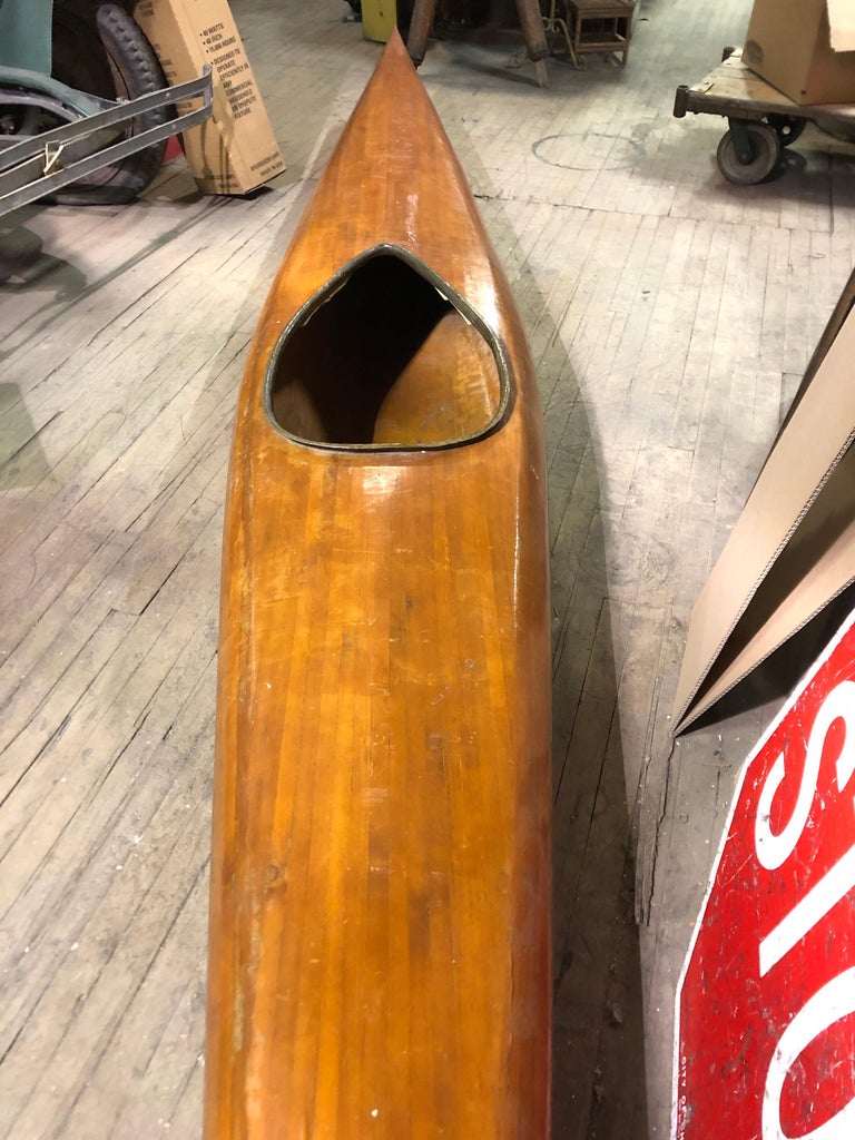 Vintage Wood Kayak For Sale at 1stDibs