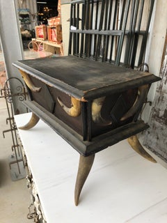 Antique Decorative Horn Box