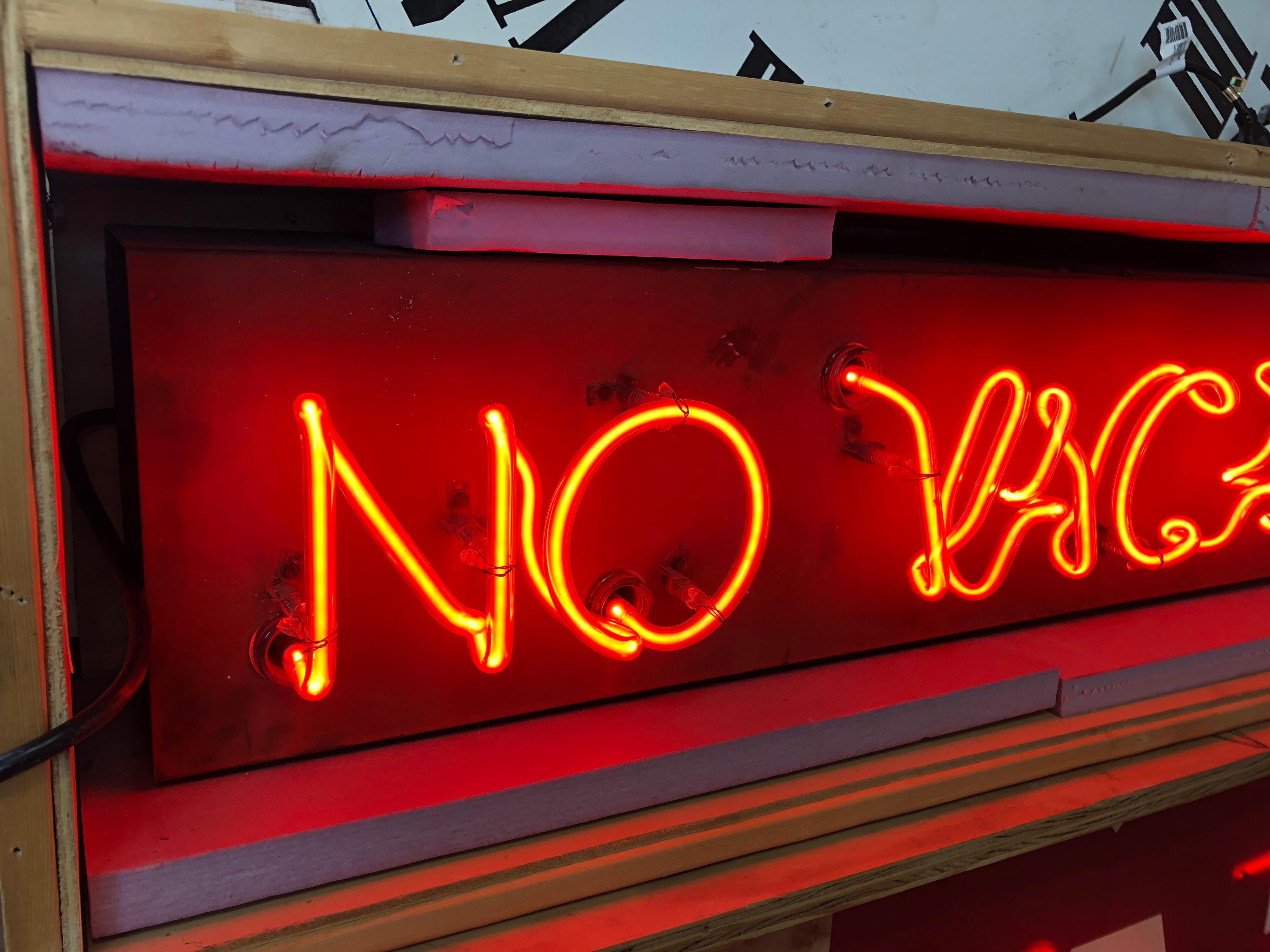 no vacancy sign for sale