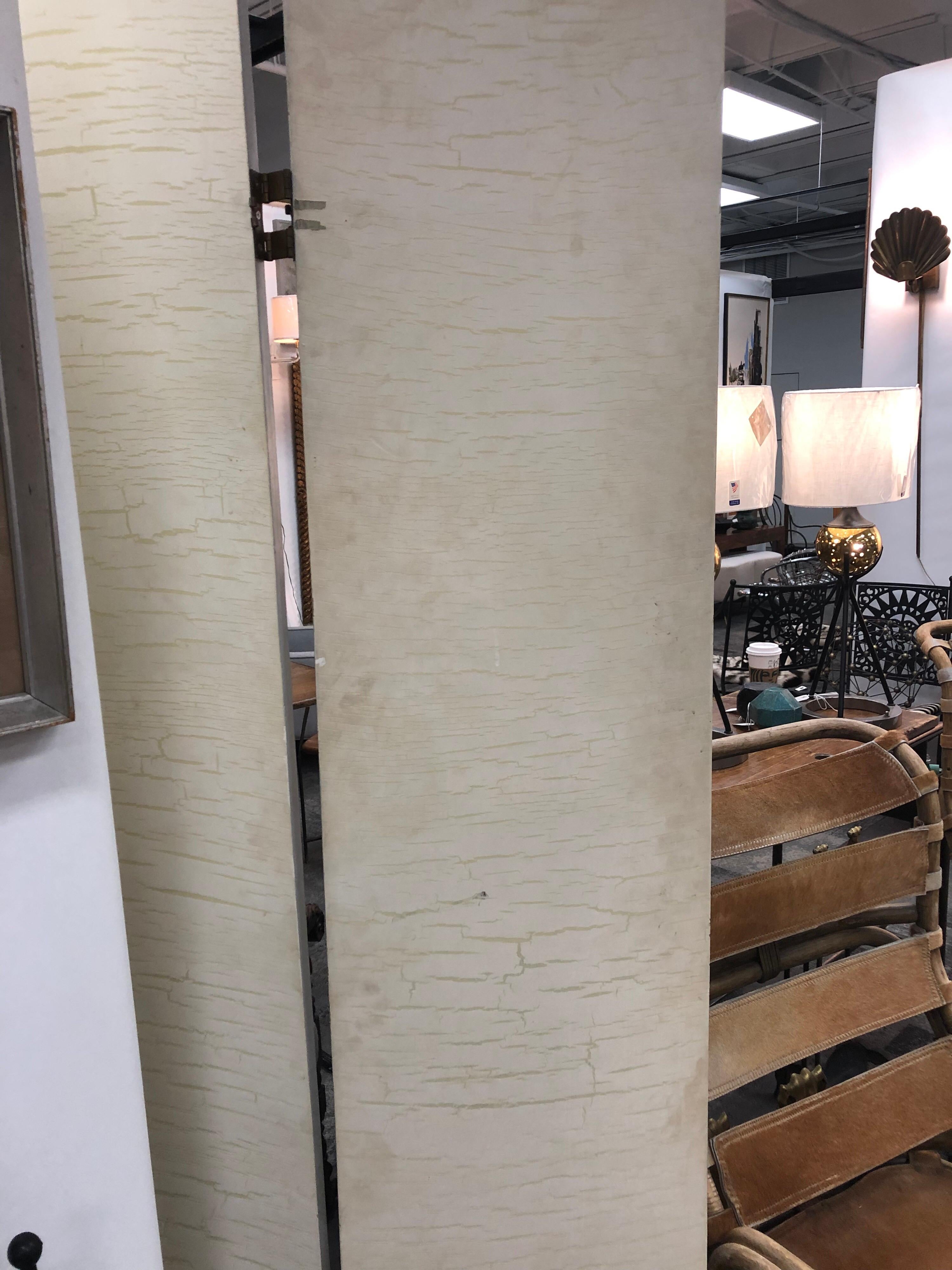 Late 20th Century Modern Fornasetti Style 6 Panel Architectural Screen For Sale